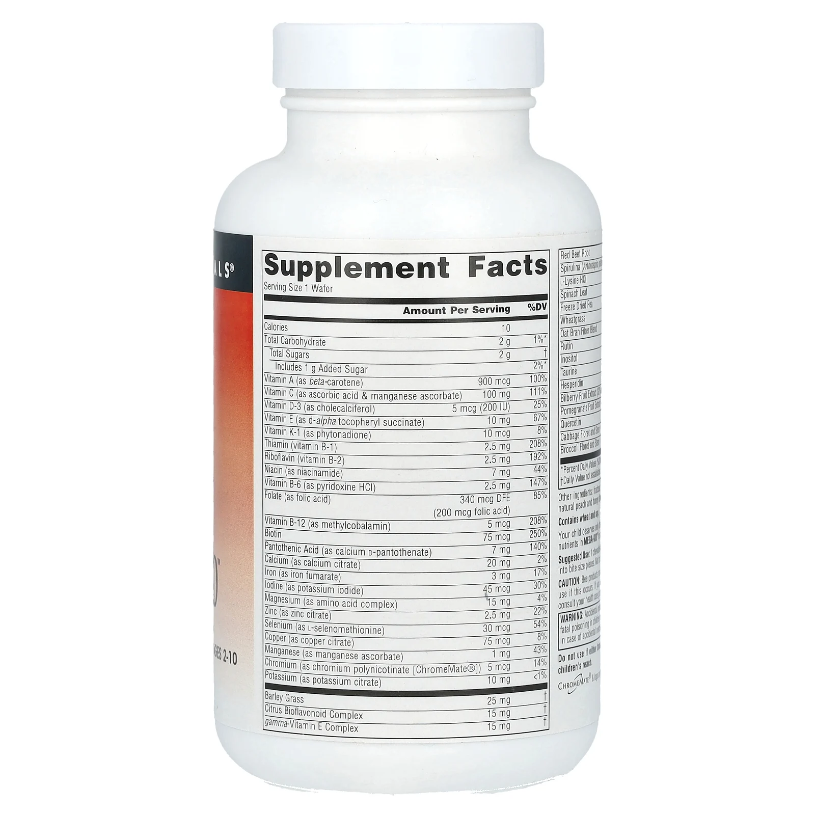 Source Naturals, Mega-Kid, жевательные мультивитамины, для детей от 2 до 10 лет, вкус натуральных ягод, 60 жевательных таблеток