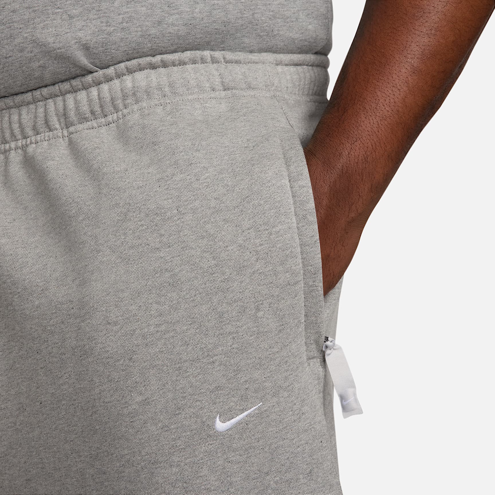 Nike Solo Swoosh Men's Open-Hem Fleece Pants