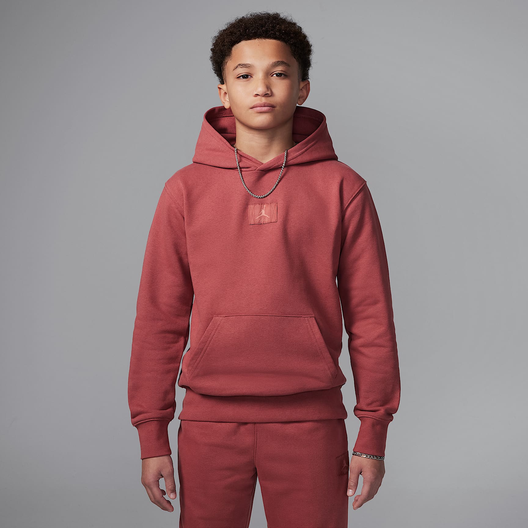 Jordan MJ Flight Big Kids' Fleece Pullover Hoodie