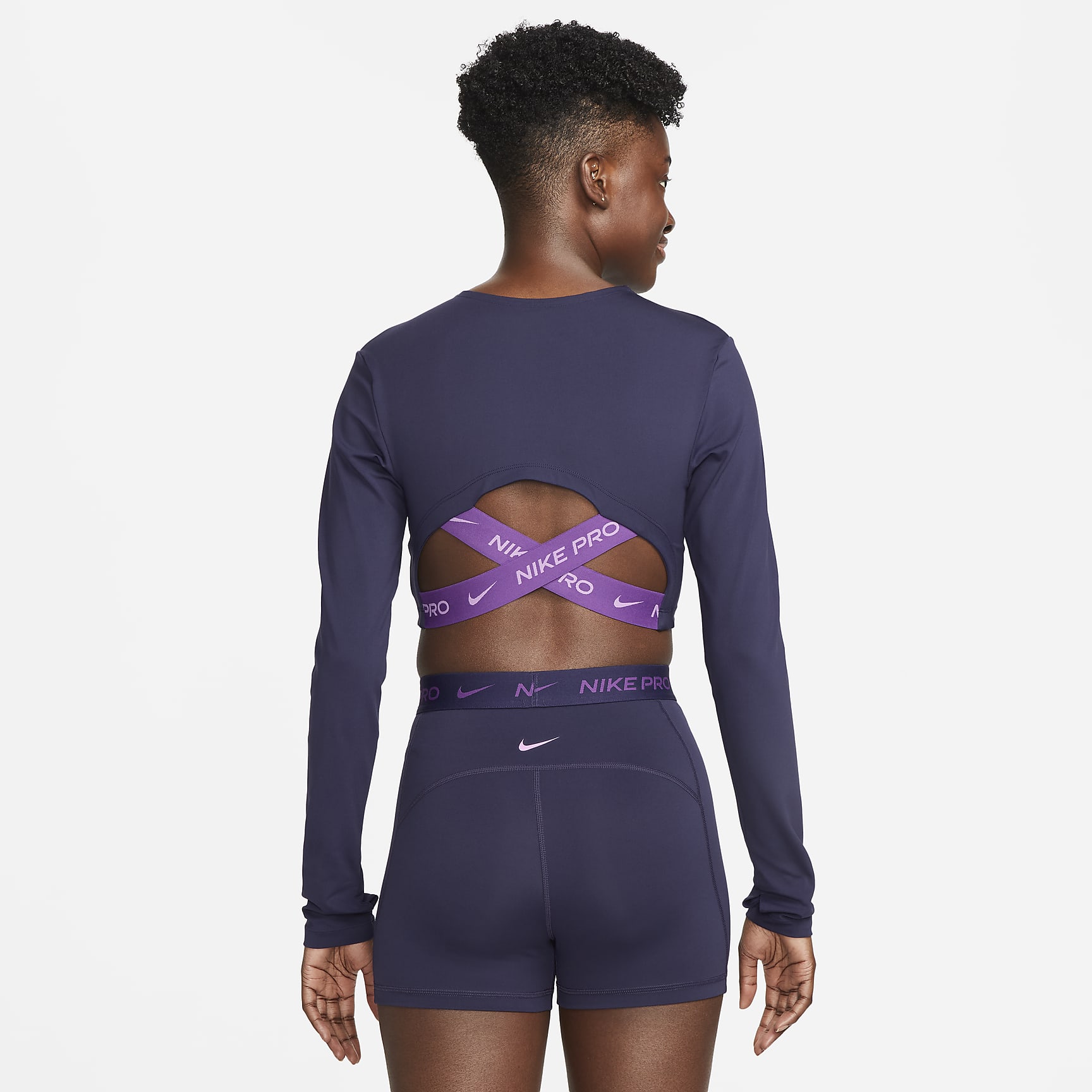 Nike Pro Dri-FIT Women's Cropped Long-Sleeve Top