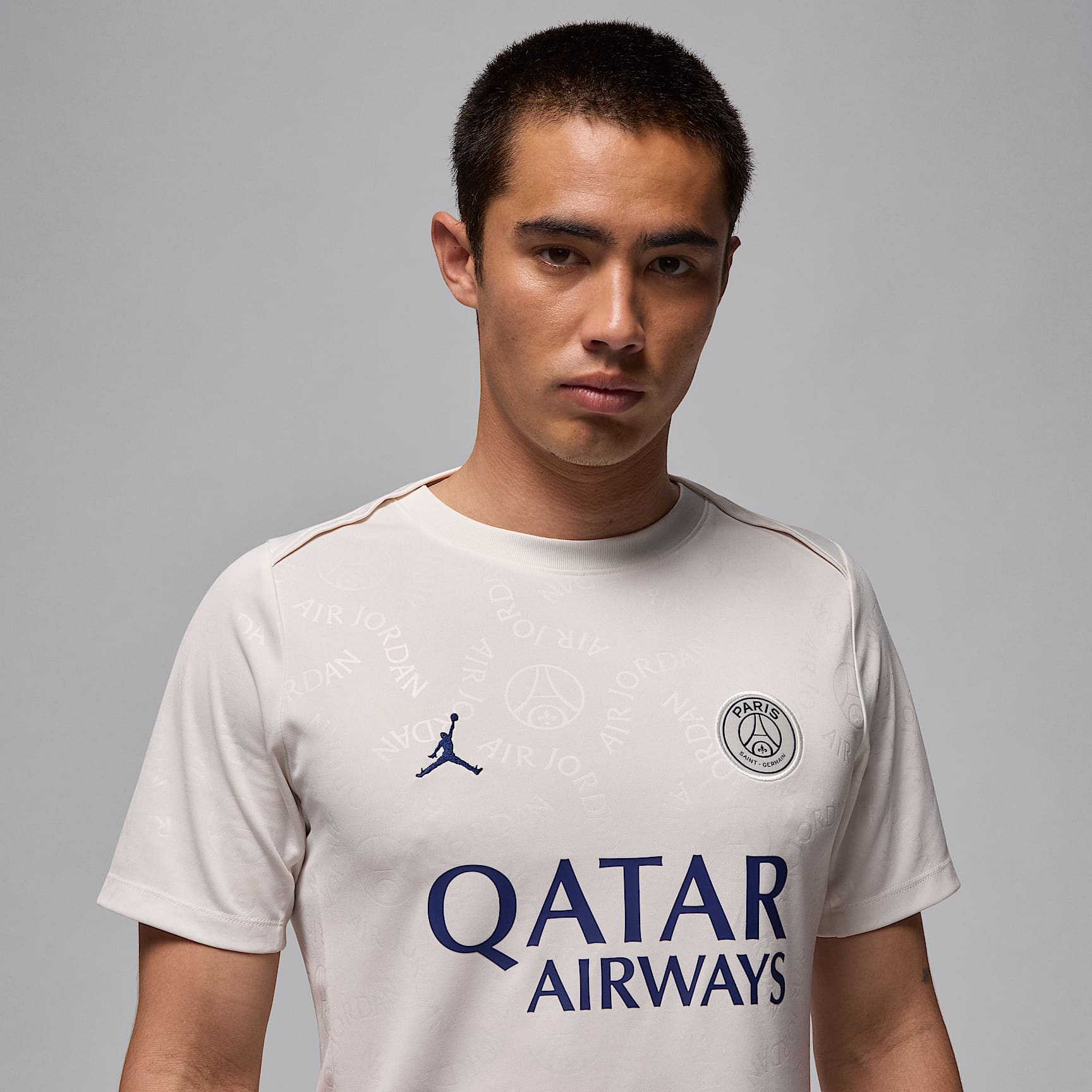 Paris Saint-Germain Academy Pro Fourth Men's Jordan Dri-FIT Soccer Short-Sleeve Pre-Match Top