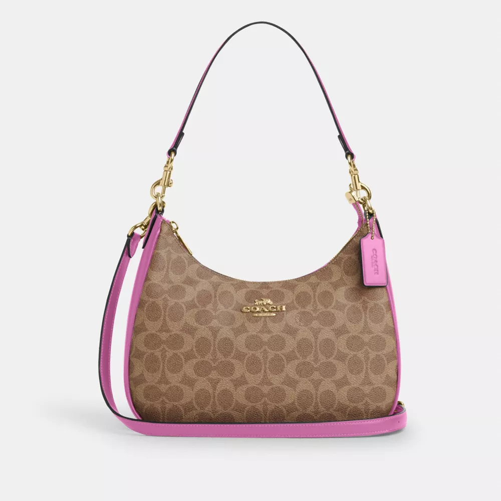 Сумка COACH Teri Hobo Bag In Signature Canvas