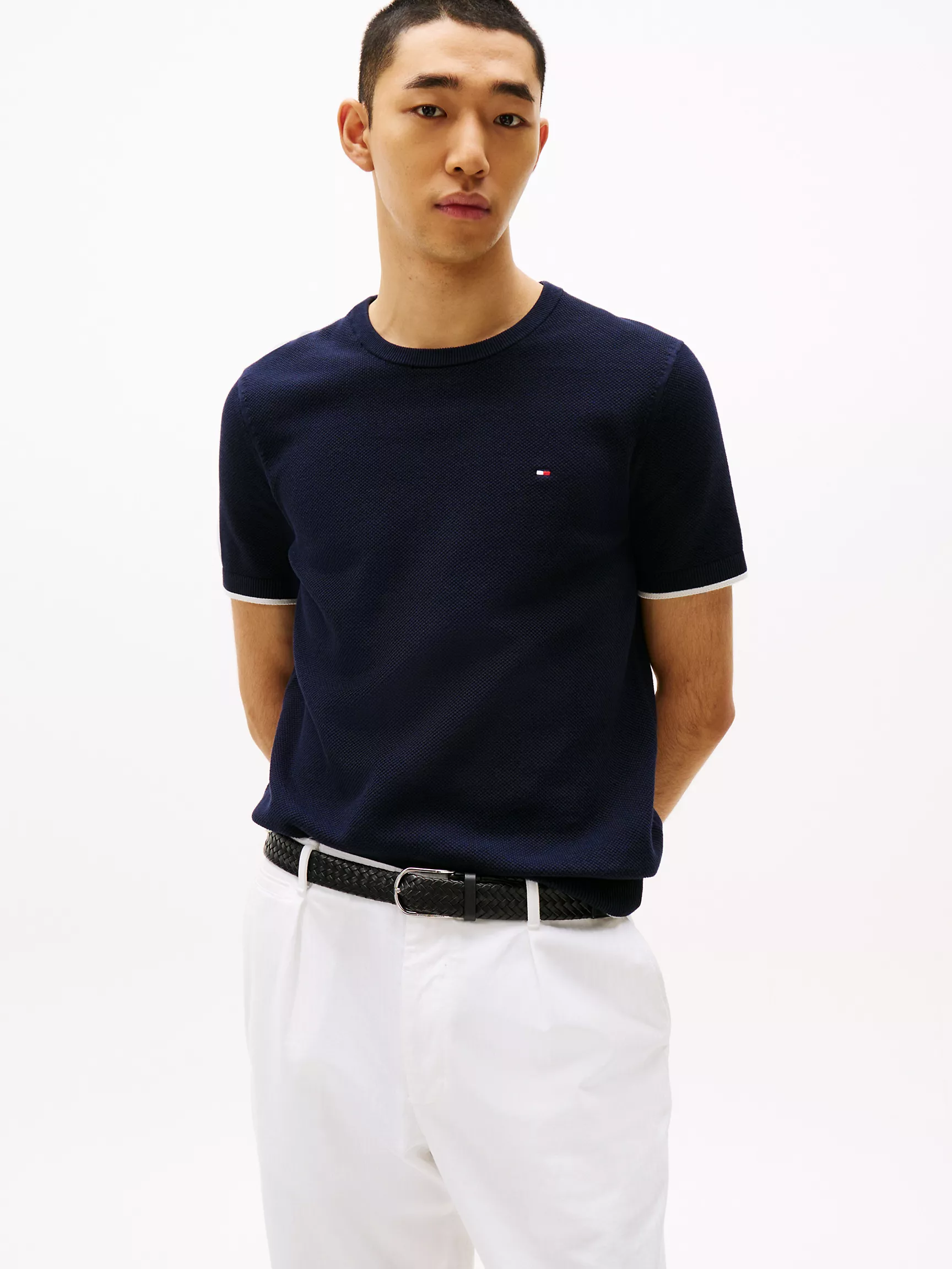 Мужской свитер Tommy Hilfiger, Футболка-свитер с контрастными краями