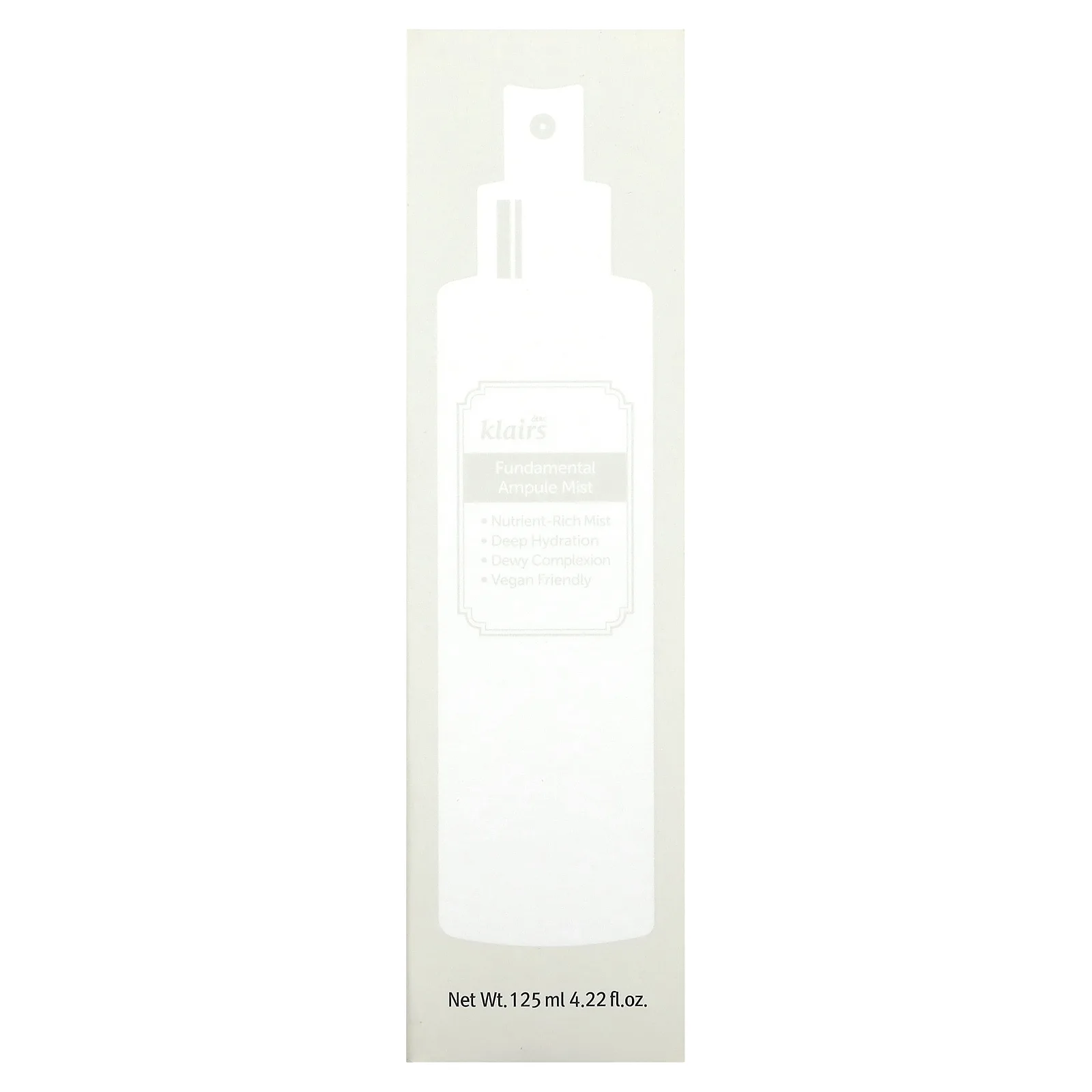 Dear, Klairs, Fundamental Ampule Mist, 125 мл (4,22 жидк. унции)
