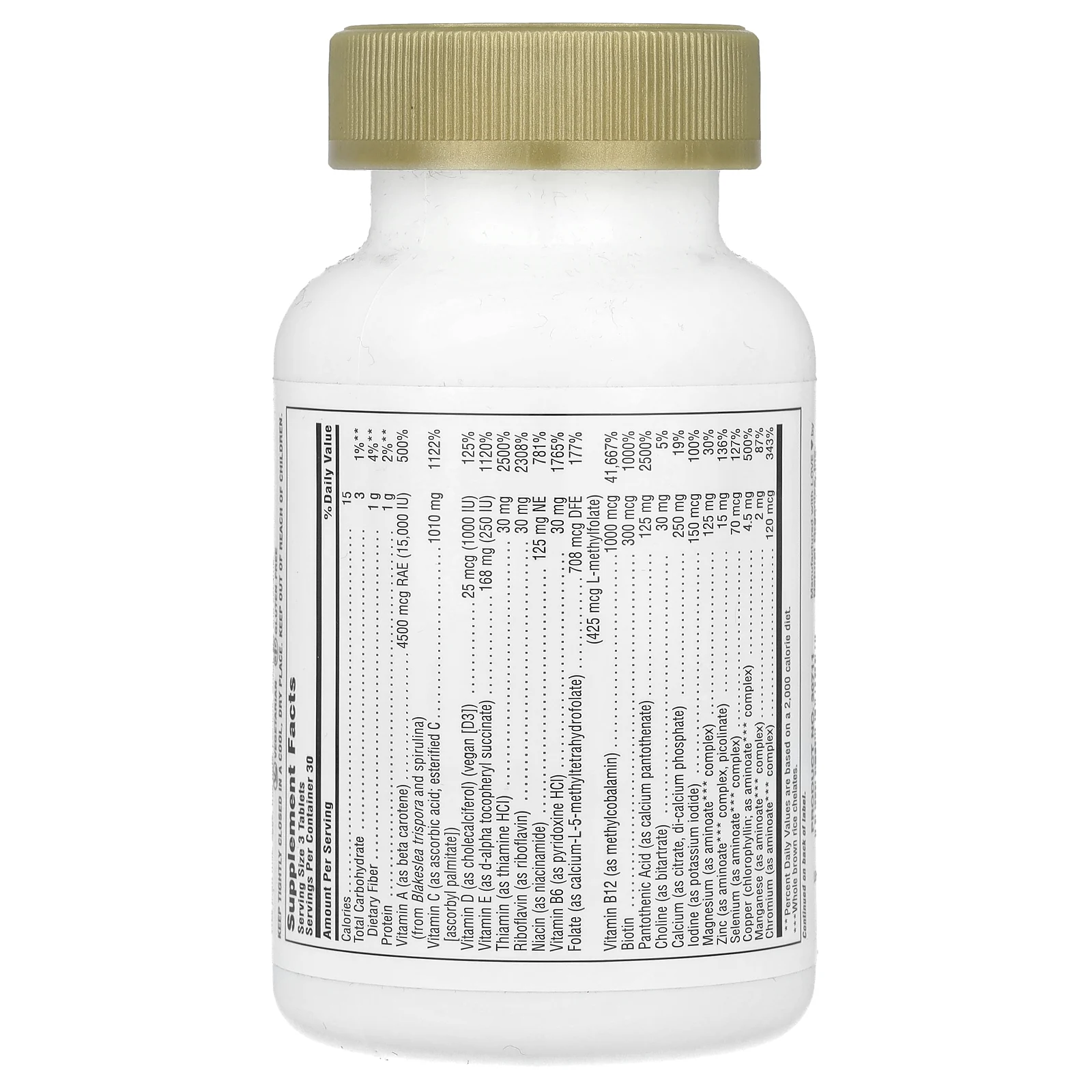 NaturesPlus, Source of Life Gold, The Ultimate Multi-Vitamin Supplement, 90 таблеток