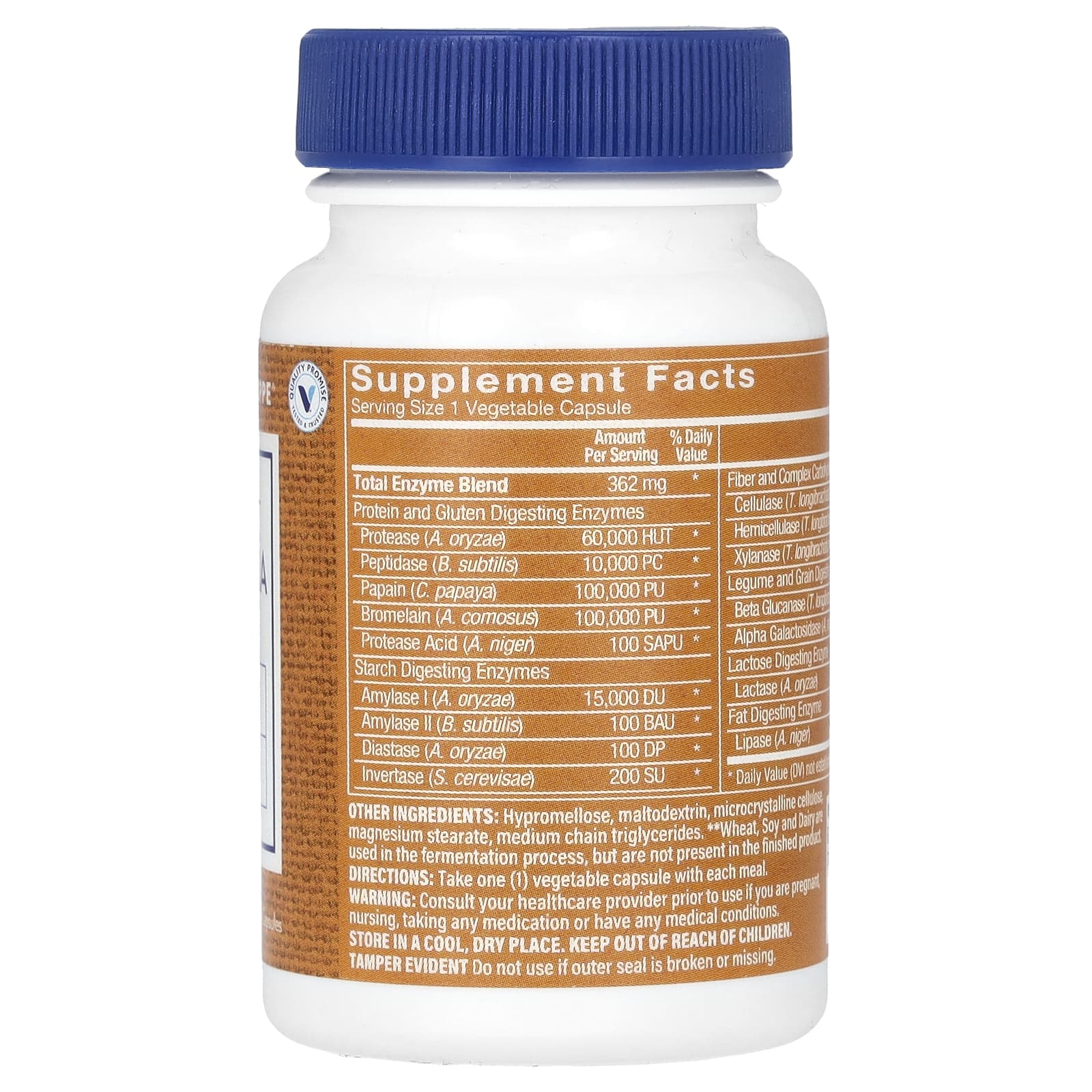 The Vitamin Shoppe, Digest Extra, 30 растительных капсул