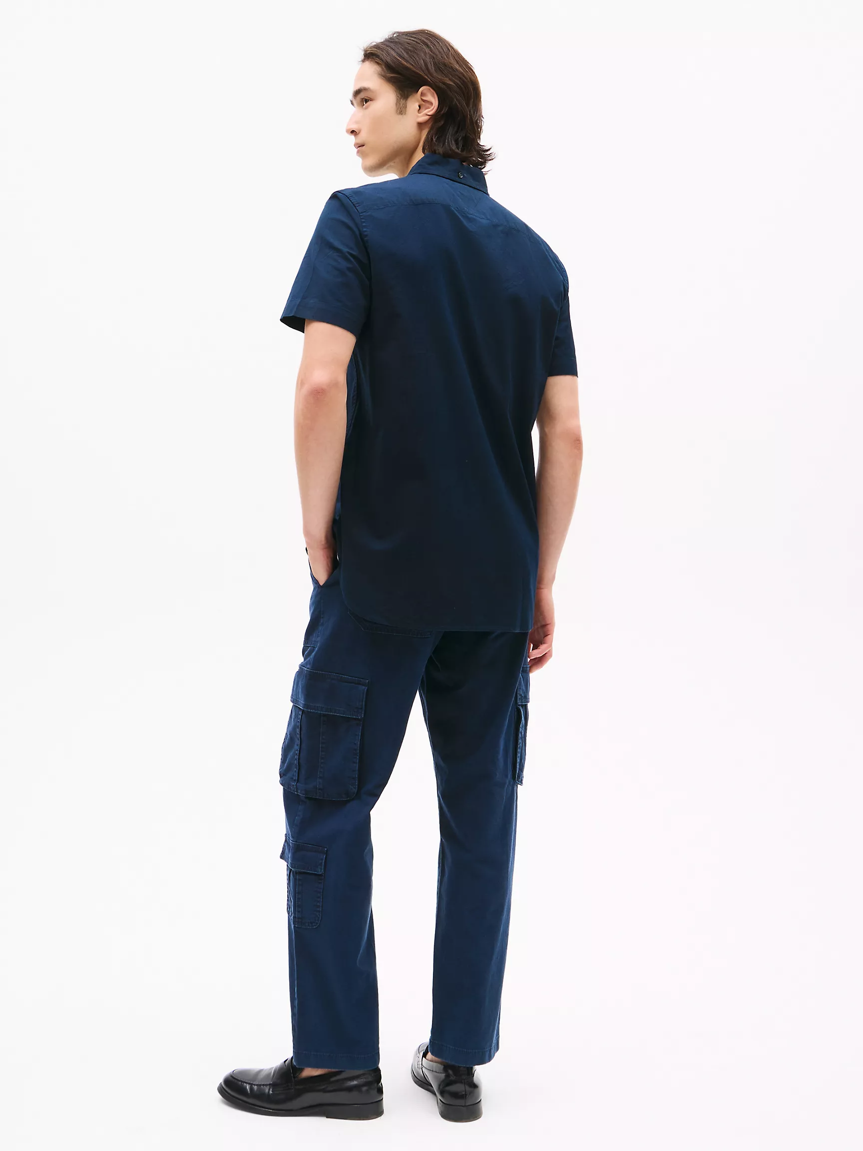 Мужская рубашка Tommy Hilfiger, Эластичная рубашка из оксфорда стандартного кроя