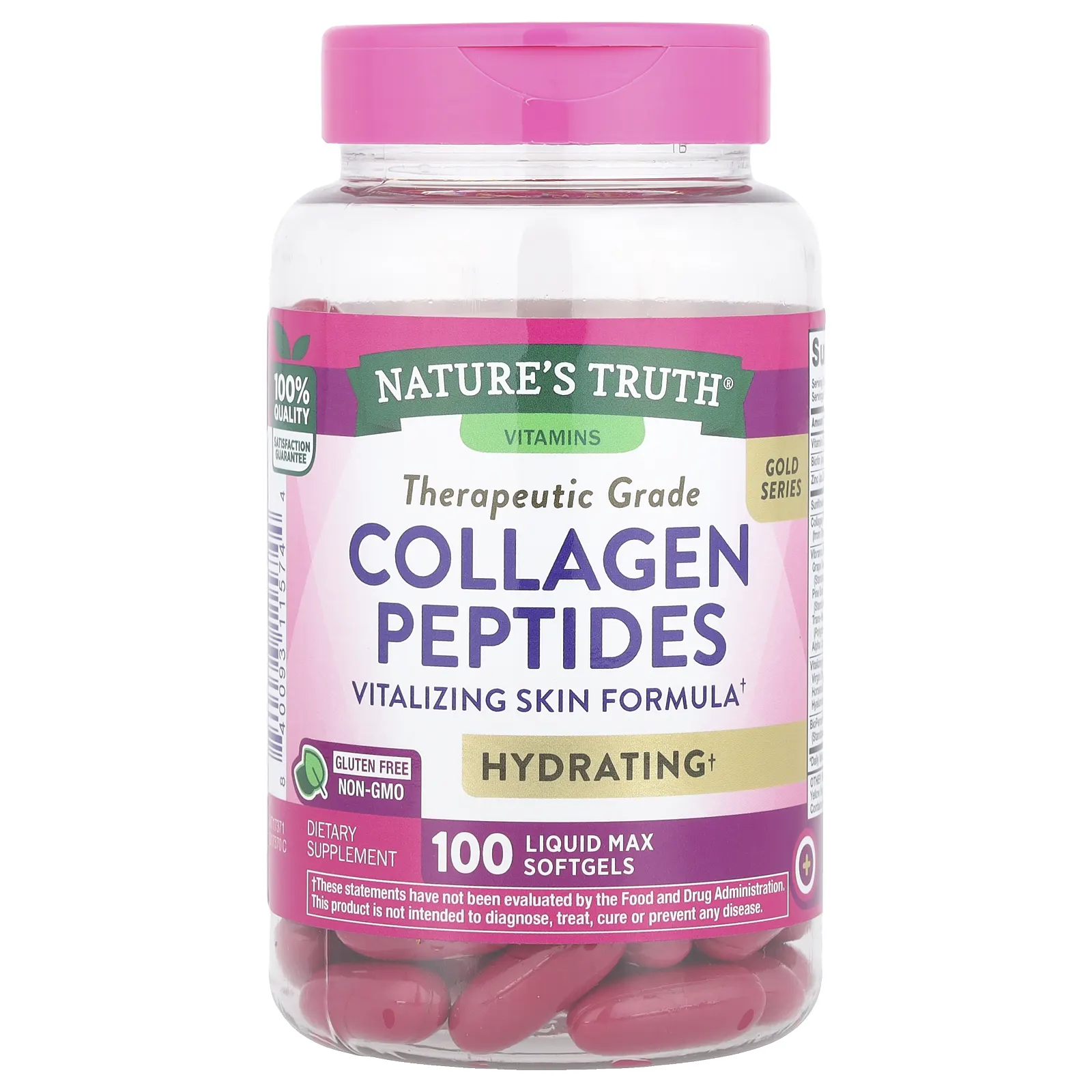 Nature's Truth, Collagen Beauty, 100 капсул Liquid Max