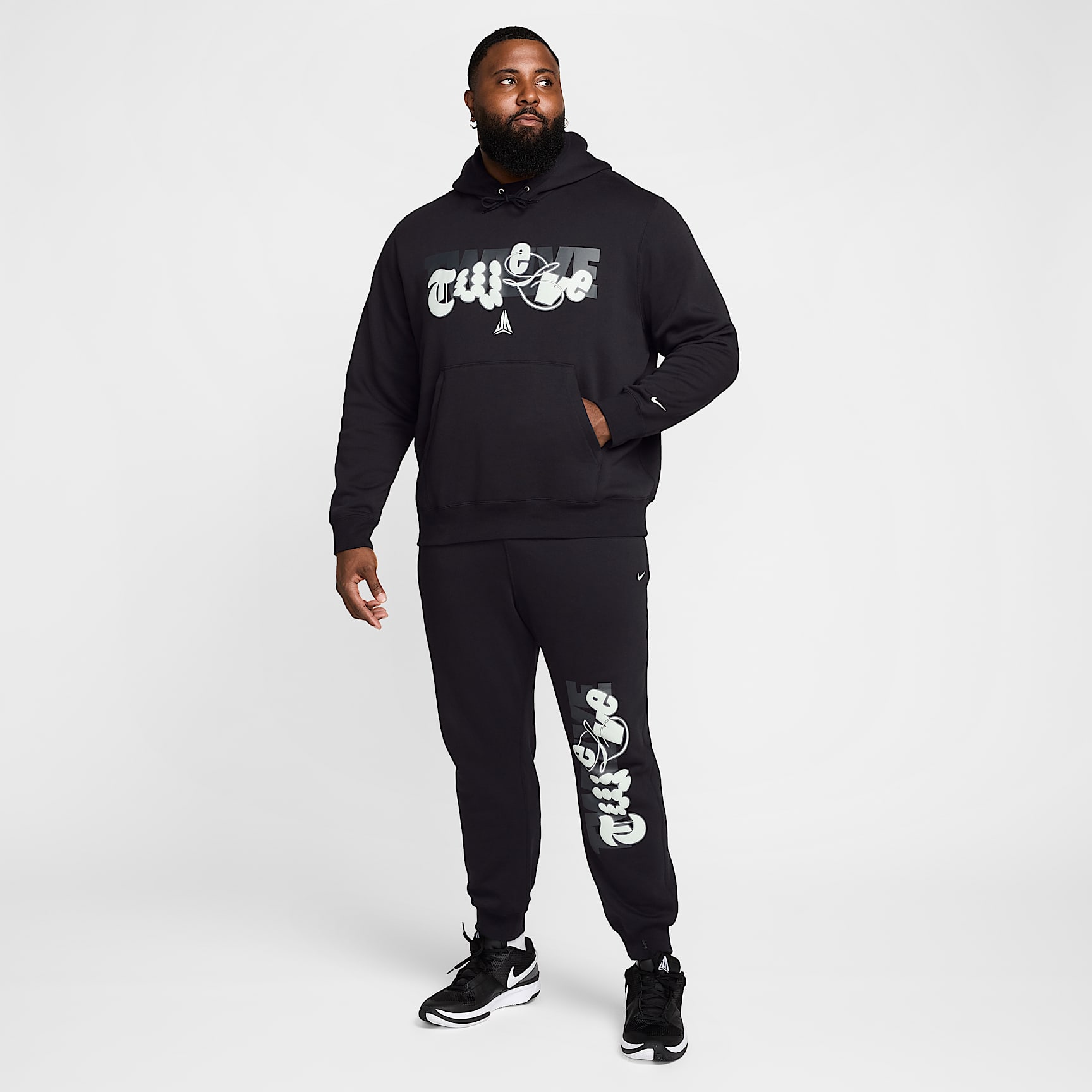 Ja Men's Fleece Basketball Hoodie
