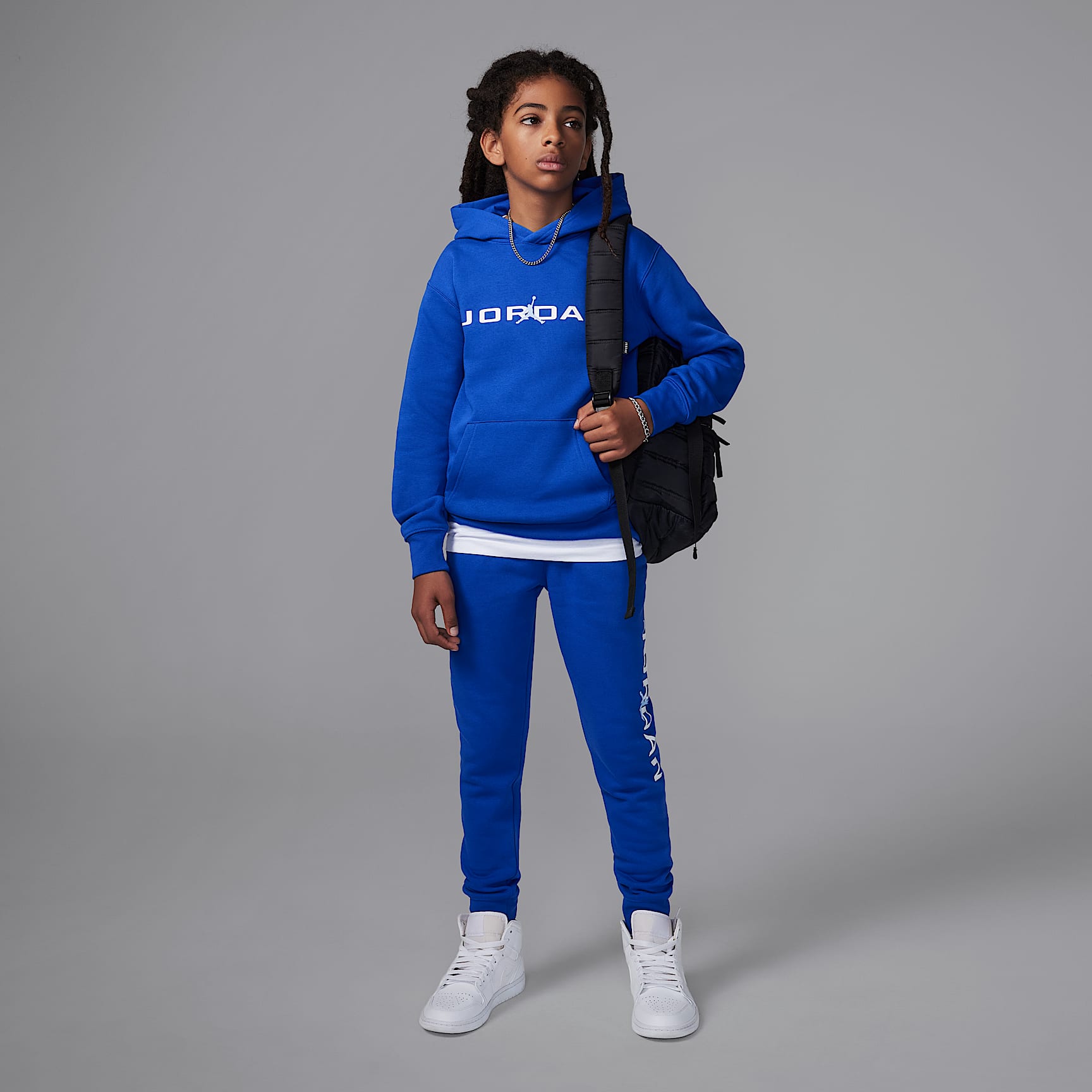 Jordan Big Kids' Baseline Pullover Hoodie