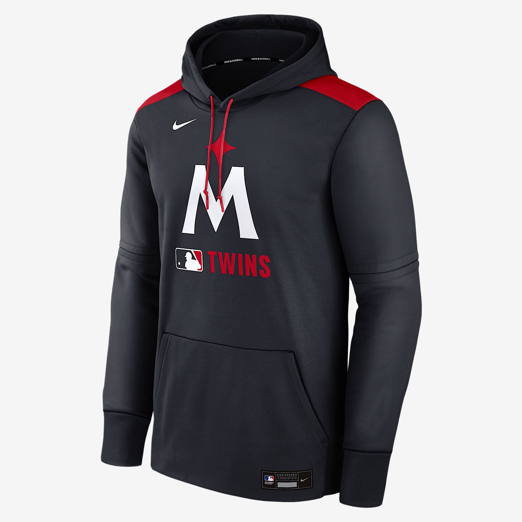 Minnesota Twins Authentic Collection Men's Nike Therma MLB Pullover Hoodie