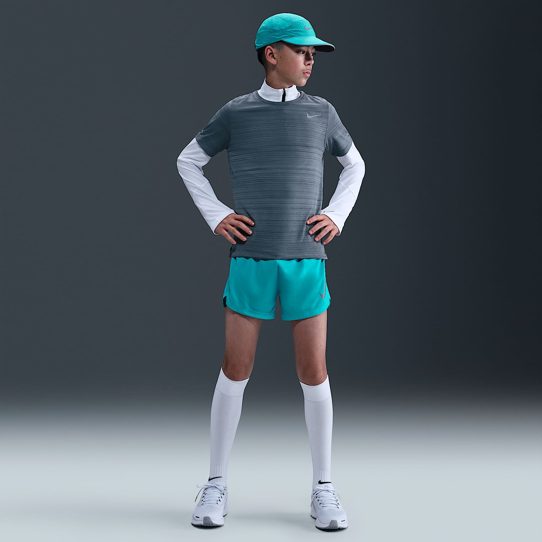 Nike Multi Big Kids' (Boys') Dri-FIT Split Shorts