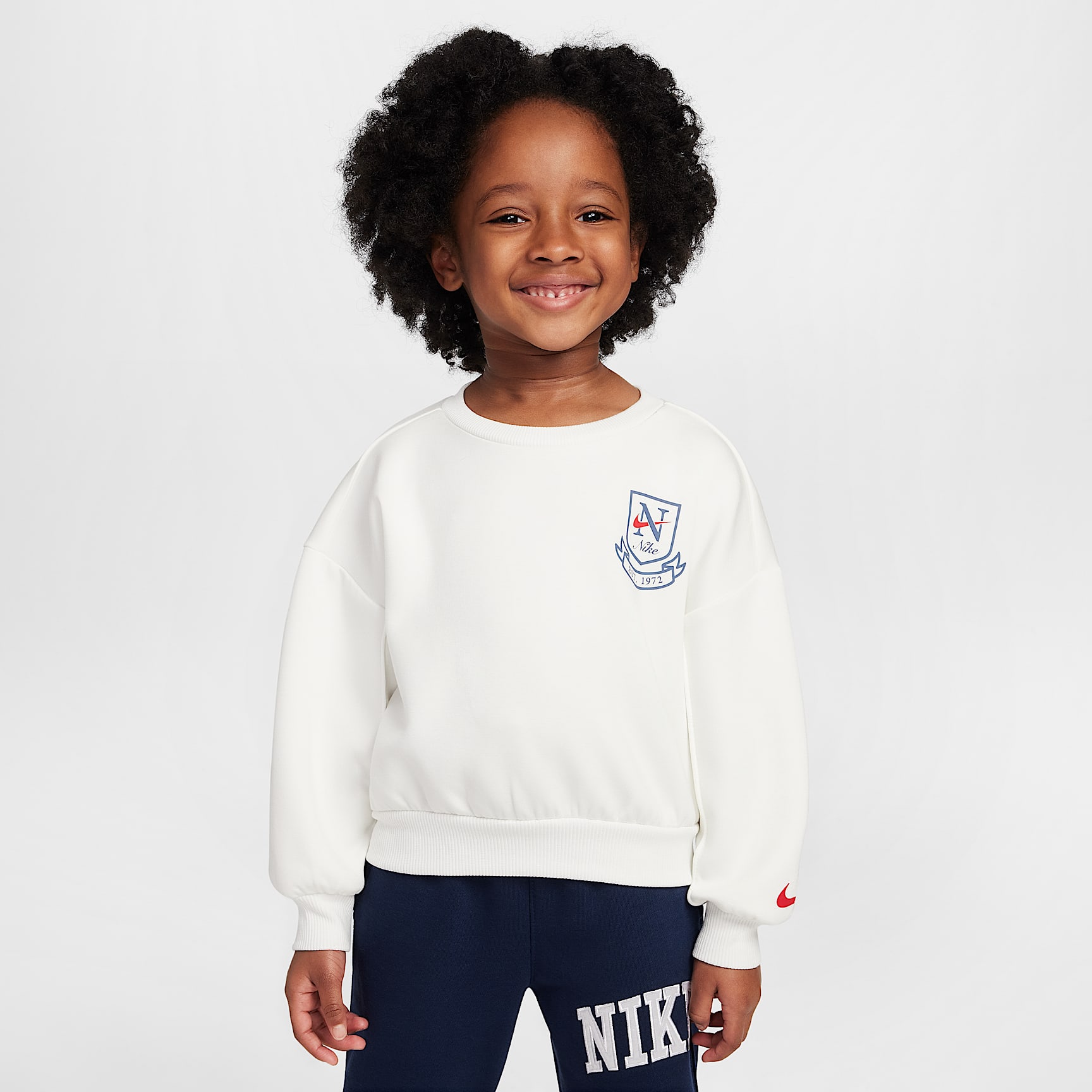 Nike Game, Swoosh, Match! Toddler Crew Top