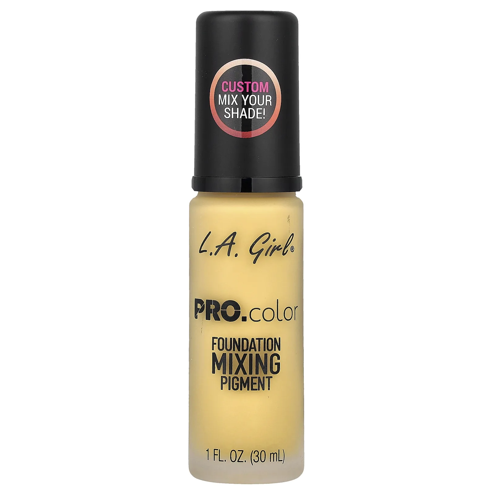 L.A. Girl, PRO. Color Foundation, пигмент для смешивания, GLM712 желтый, 30 мл (1 жидк. унция)
