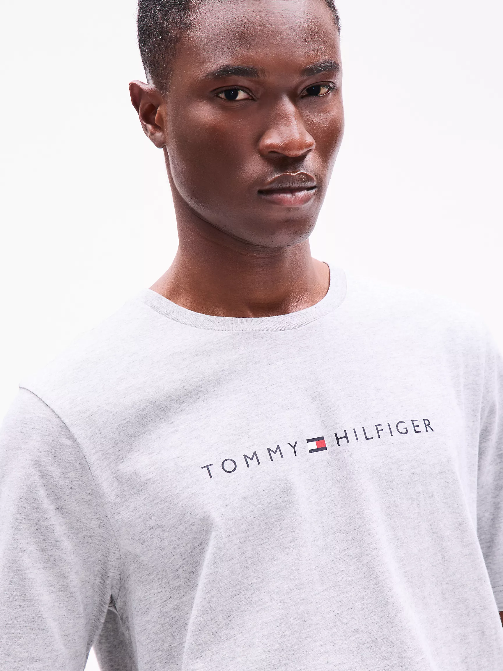 Мужская одежда для сна Tommy Hilfiger, Пижамный комплект из хлопкового джерси с бархатистой отделкой