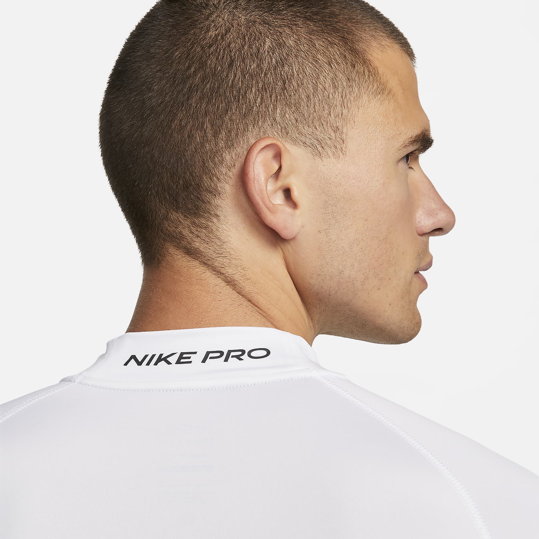 Nike Pro Men's Dri-FIT Fitness Mock-Neck Long-Sleeve Top