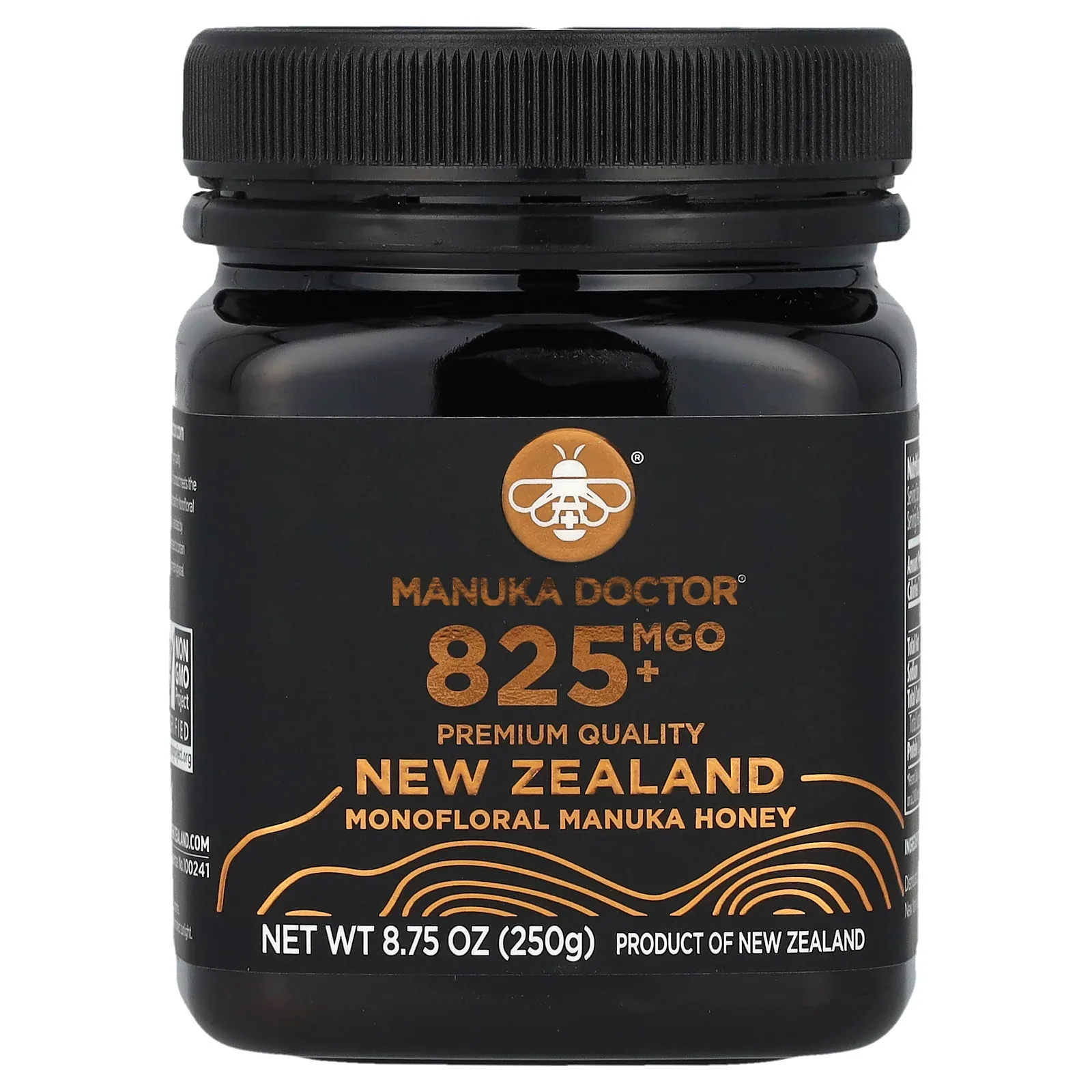Manuka Doctor, монофлорный мед манука, MGO 825+, 250 г (8,75 унции)