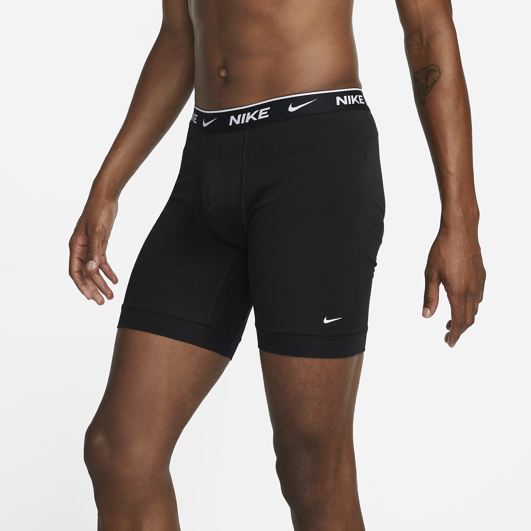 Nike Dri-FIT Essential Cotton Stretch Men's Long Boxer Briefs (3-Pack)