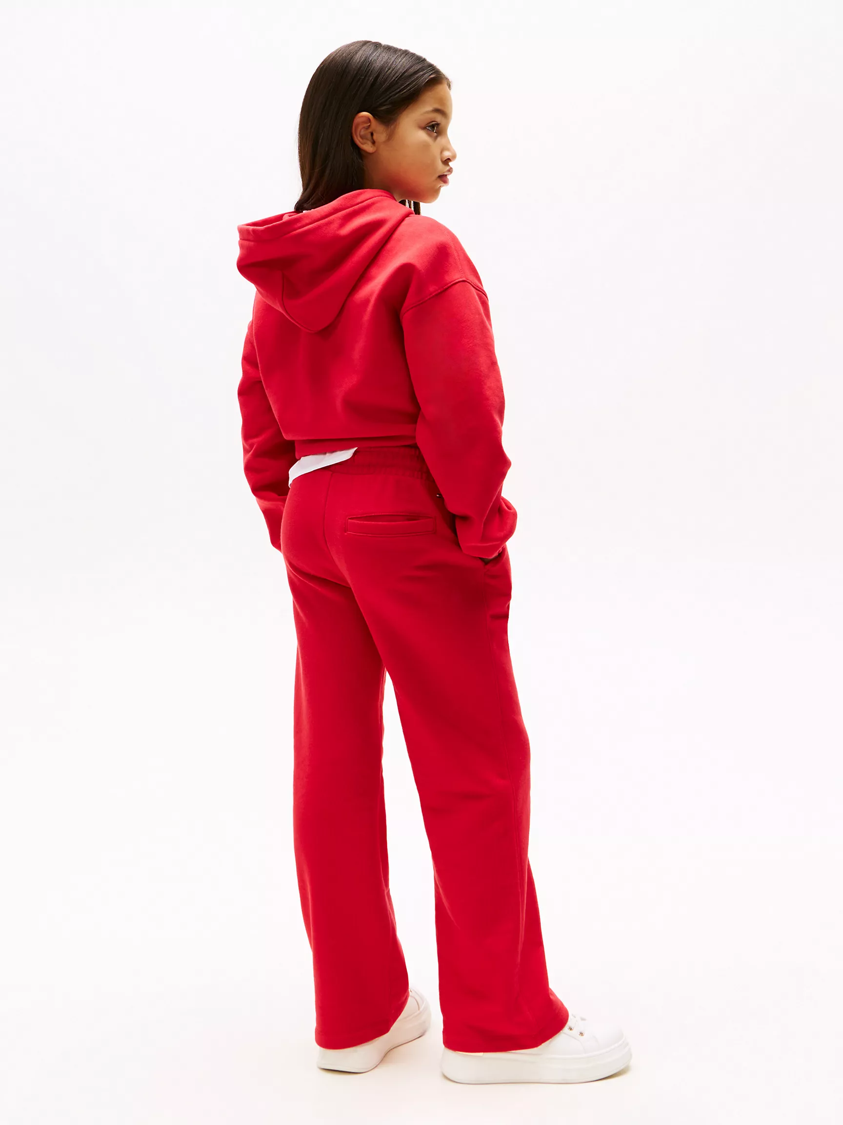 Спортивные брюки для девочек Tommy Hilfiger, Детские спортивные штаны с широкими штанинами