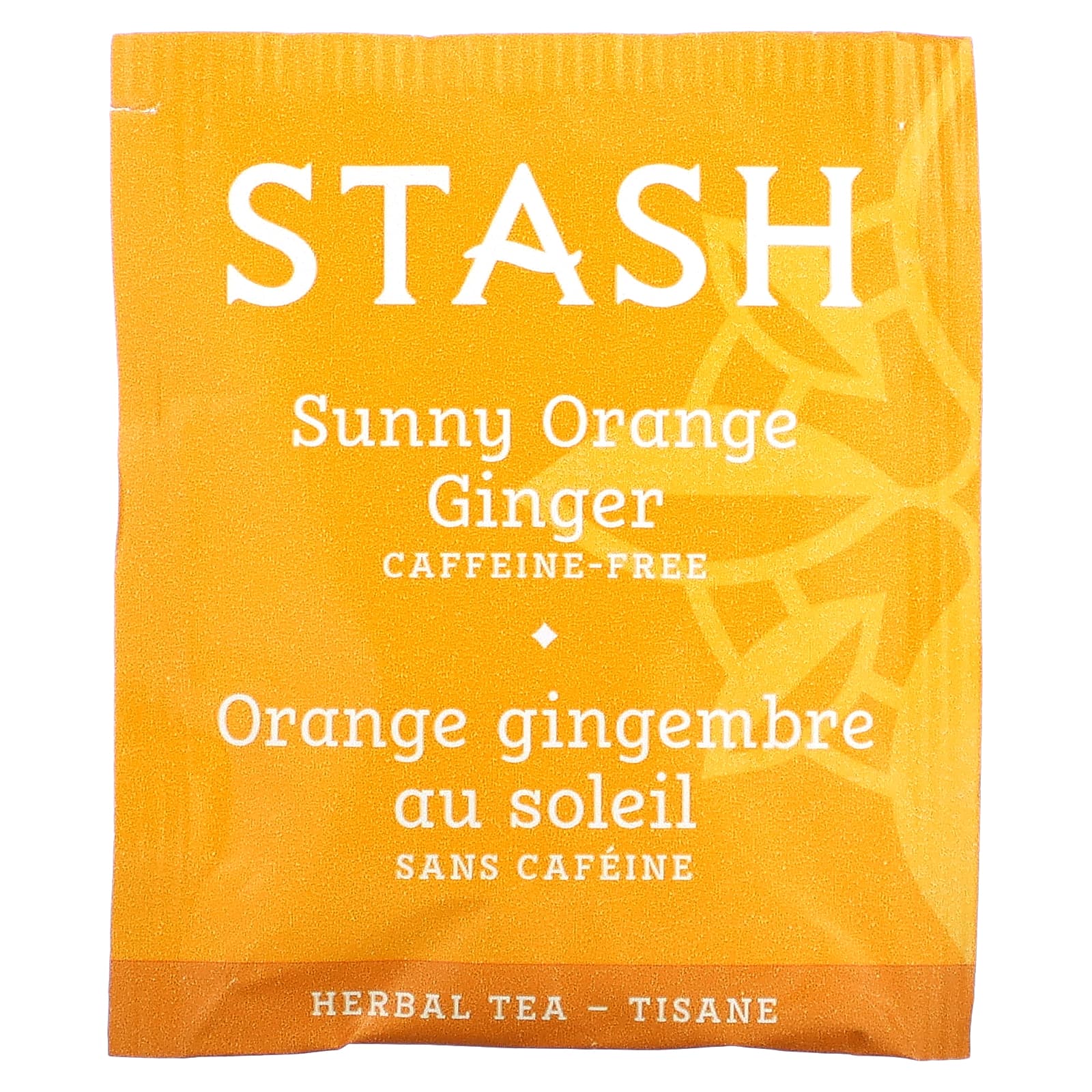 Stash Tea, Herbal Tea, солнечный апельсин и имбирь, без кофеина, 18 чайных пакетиков, 36 г (1,2 унции)