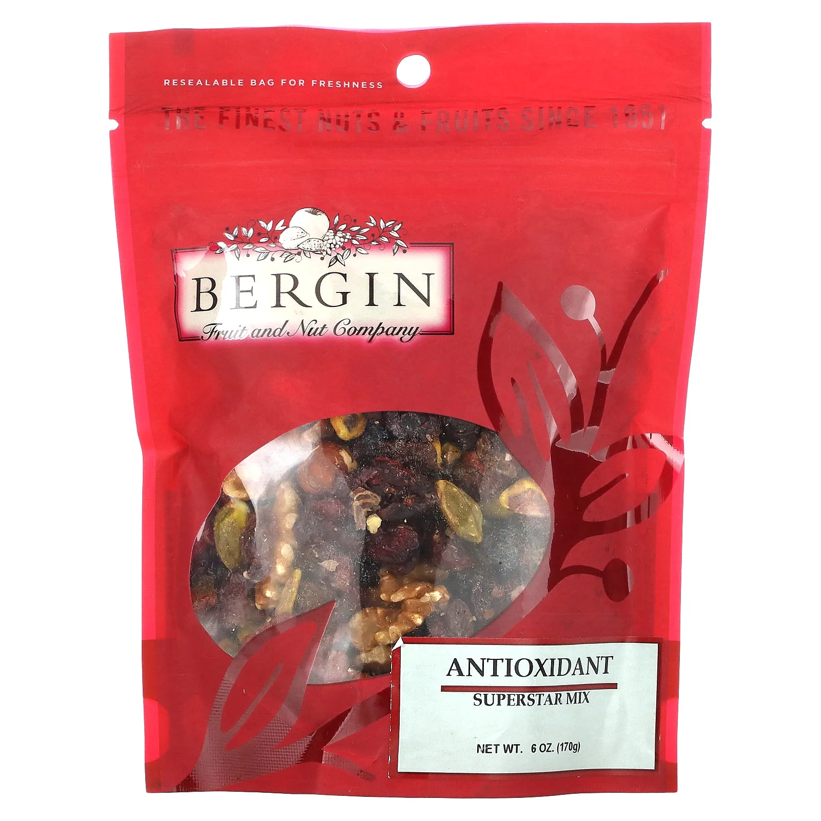 Bergin Fruit and Nut Company, Антиоксидант, смесь Superstar, 170 г (6 унций)