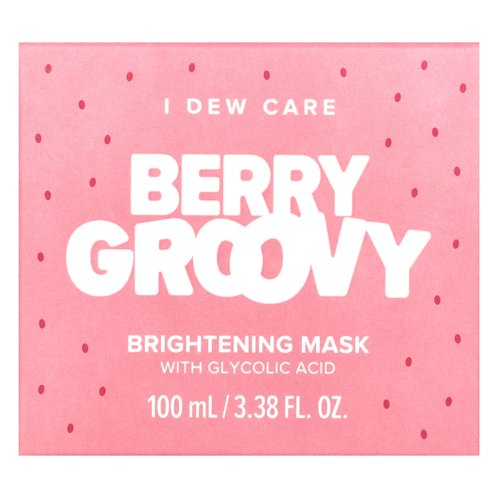 I Dew Care, Berry Groovy, осветляющая маска с гликолевой кислотой, 100 мл (3,38 жидк. унции)