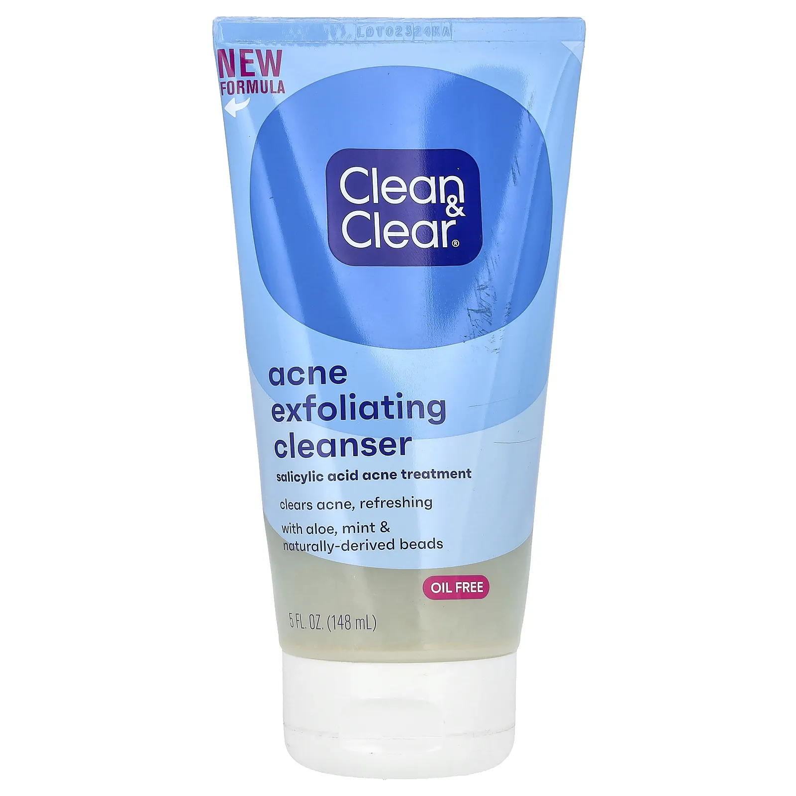 Clean & Clear, Тройной отшелушивающий скраб от акне, 141 г (5 унций)