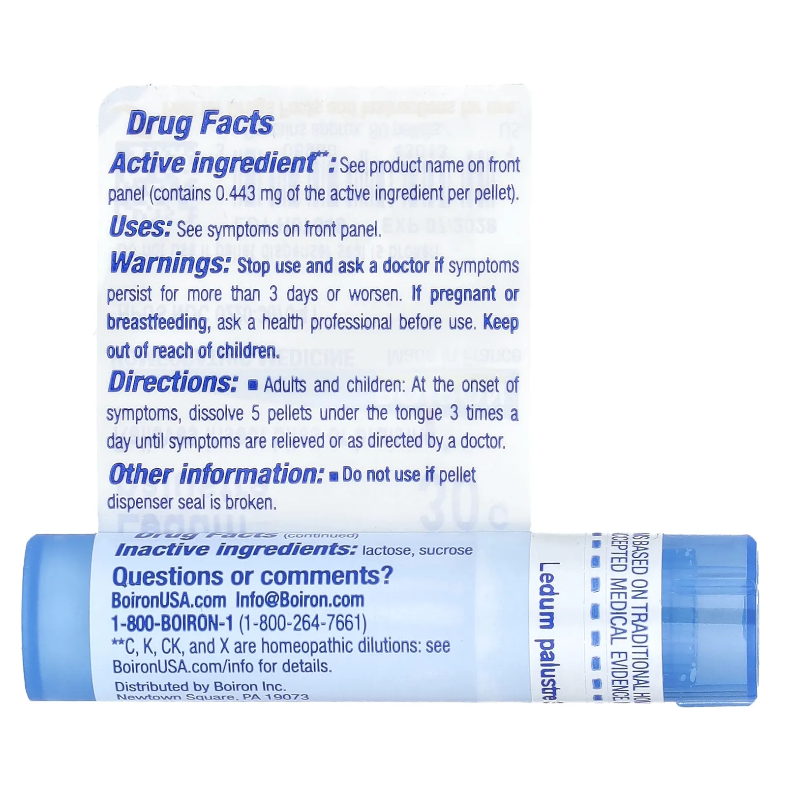 Boiron, Багульник болотный, 30C, 80 гранул