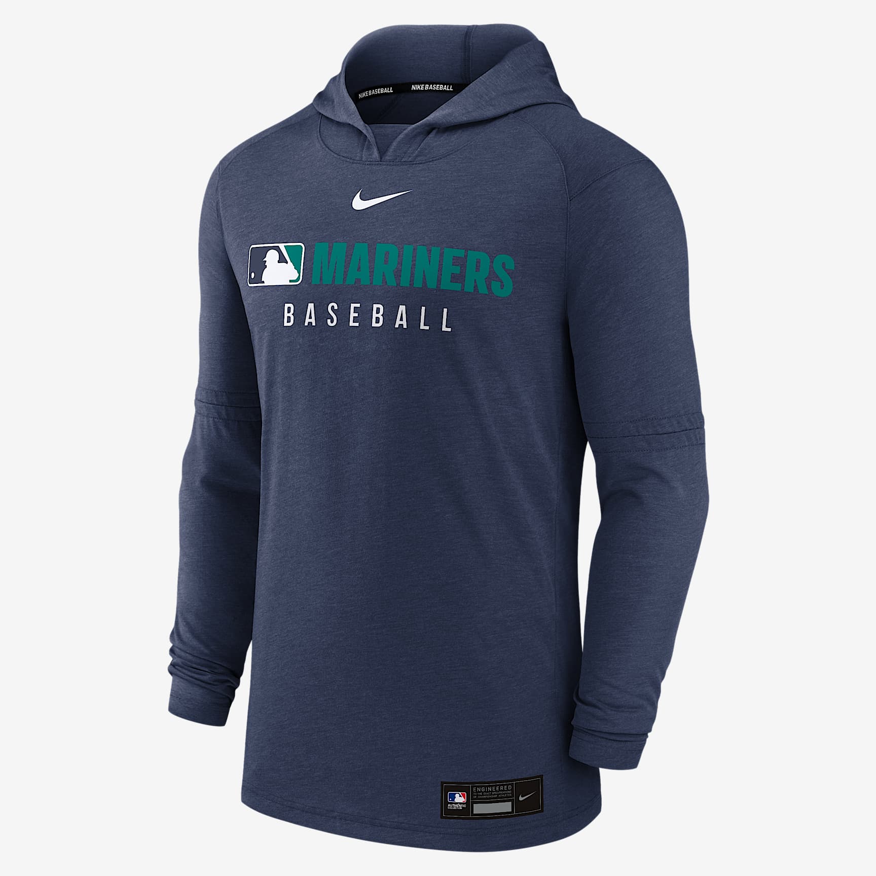 Seattle Mariners Authentic Collection Men's Nike Dri-FIT MLB Pullover Hoodie