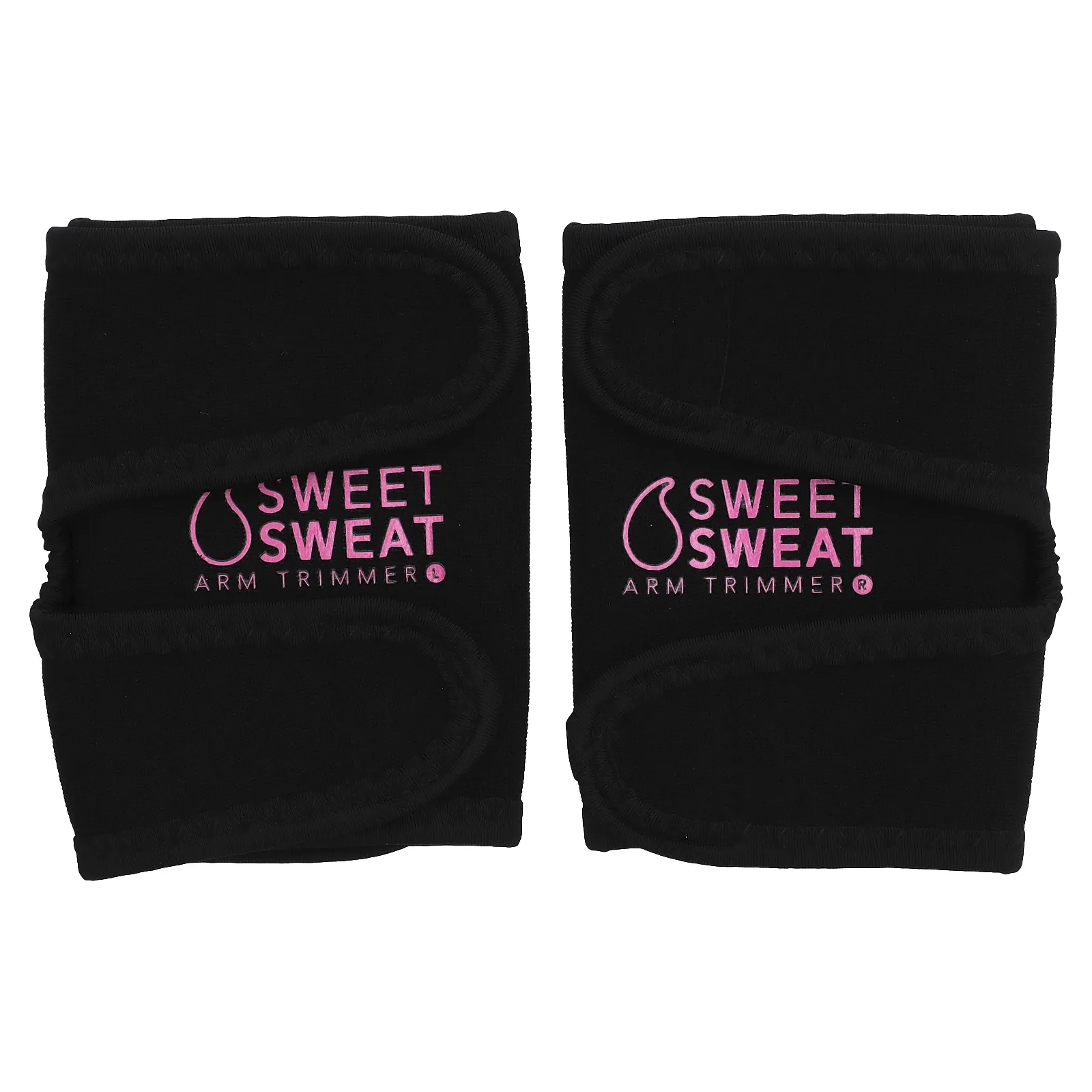 Sports Research, Sweet Sweat, триммеры для рук, средние, черный и розовый, 1 пара