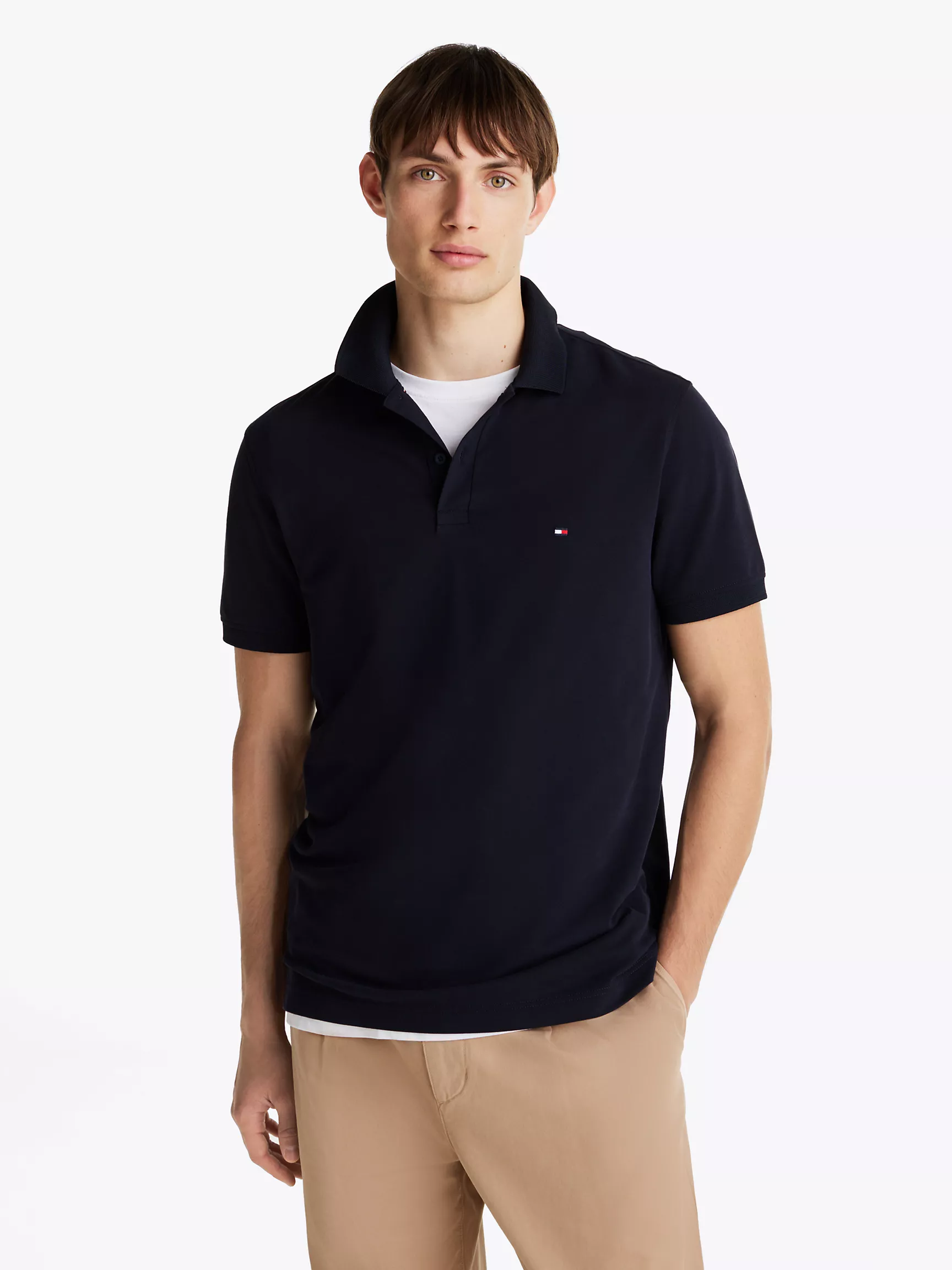 Мужское поло Tommy Hilfiger, Стандартное поло из технологичного пике