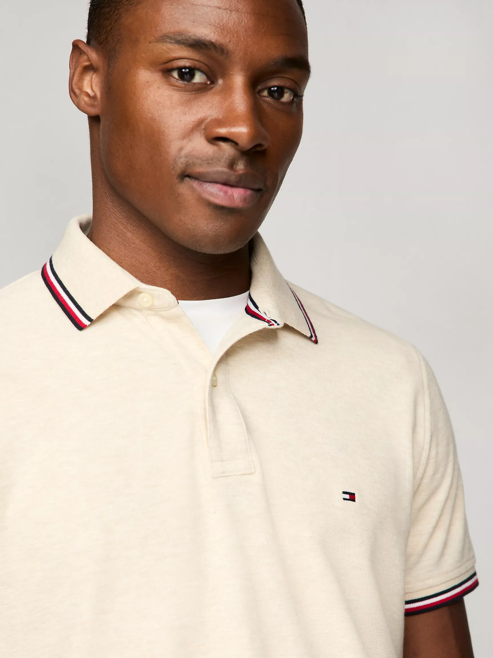 Мужское поло Tommy Hilfiger, Влагоотводящее поло Tommy стандартного кроя