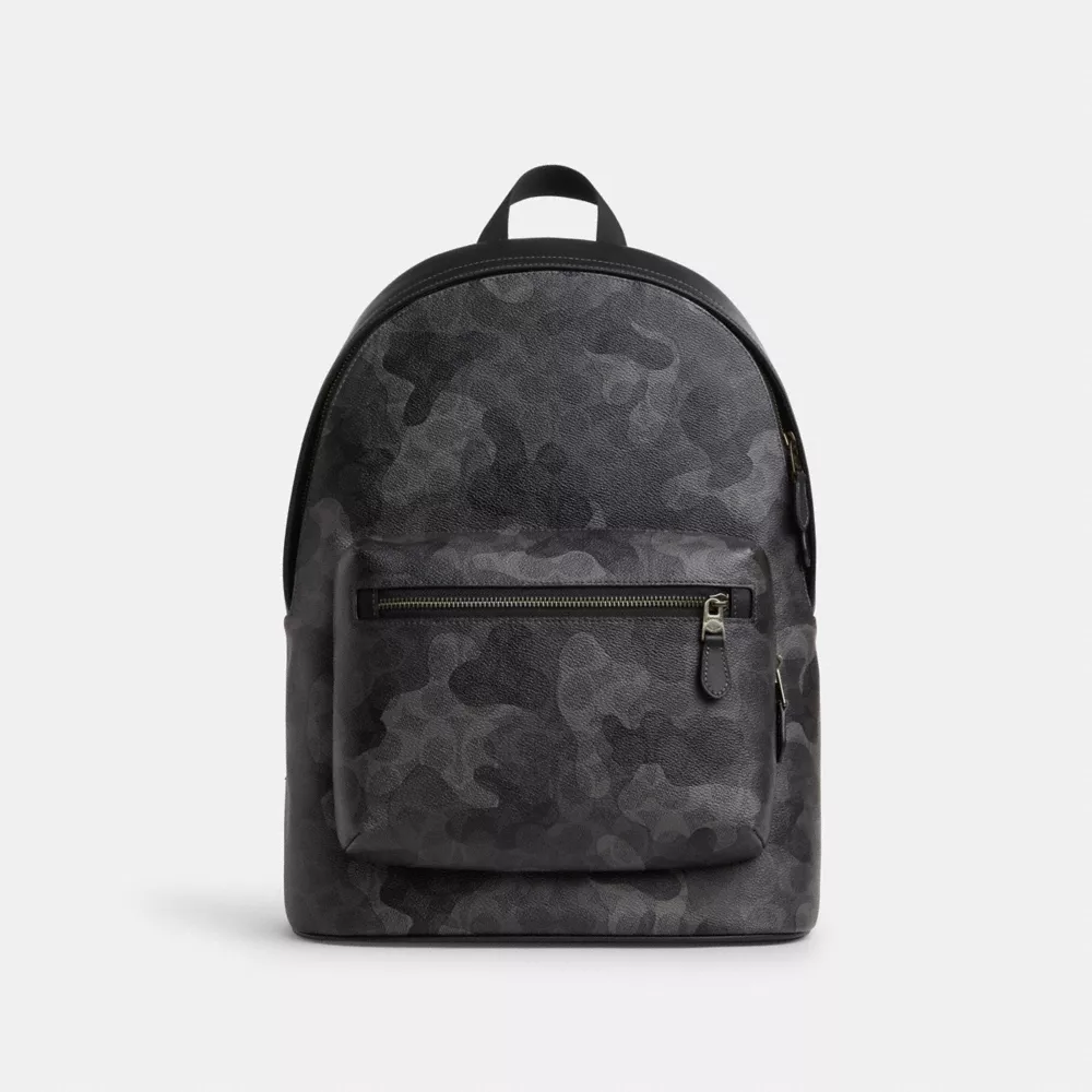 Рюкзак COACH West Backpack In Signature Camo Print