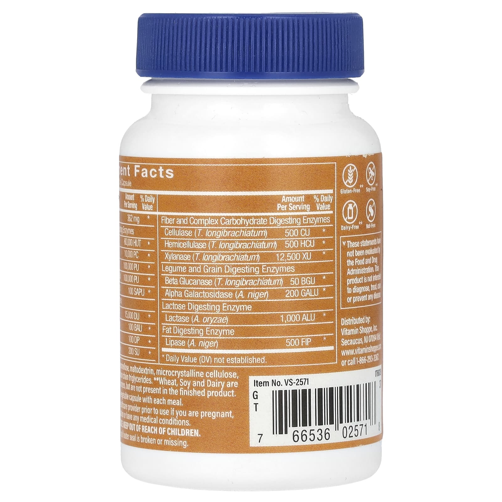 The Vitamin Shoppe, Digest Extra, 30 растительных капсул