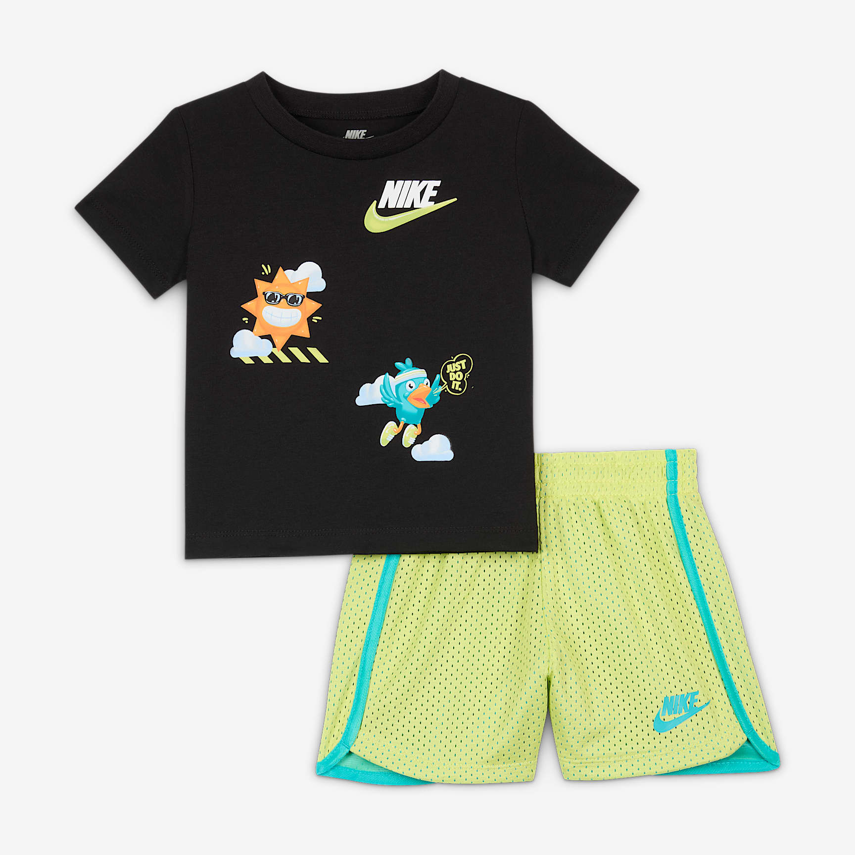 Nike Dri-FIT Just Believe Baby (12-24M) 2-Piece Shorts Set