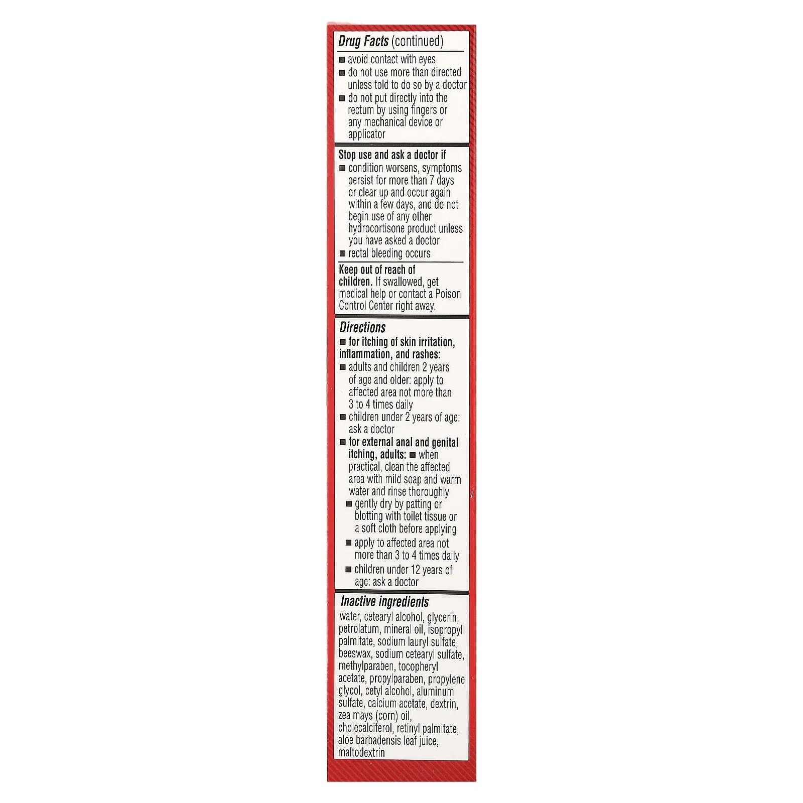 Cortizone 10, Maximum Strength, ультрауспокаивающий крем, 28 г (1 унция)