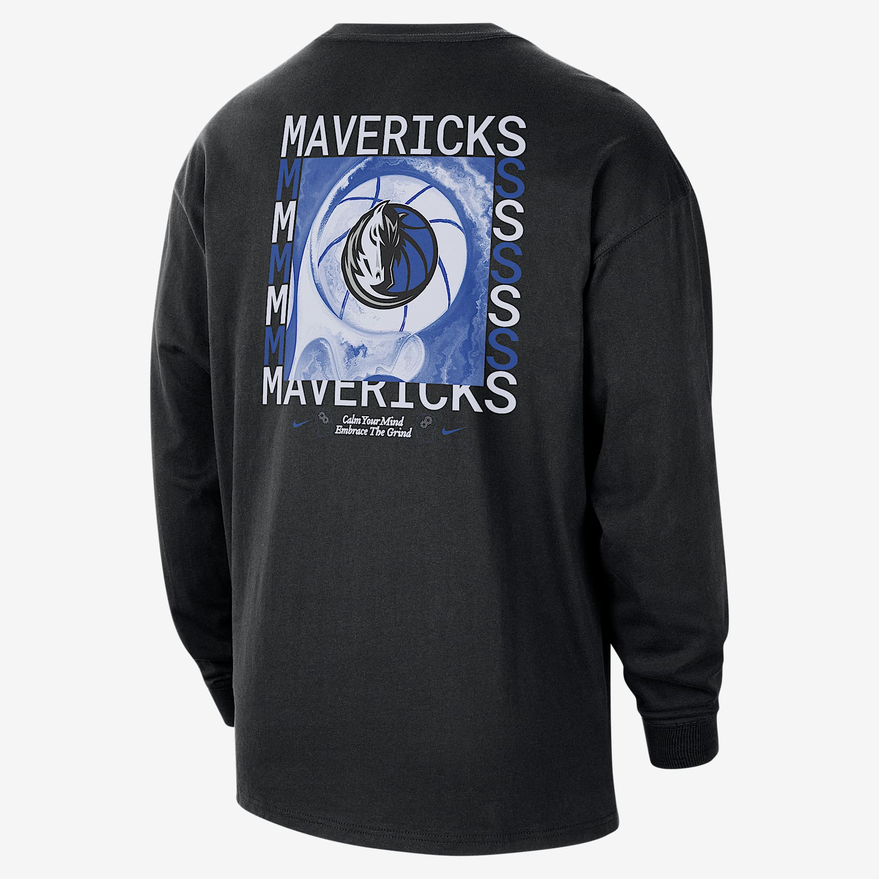 Dallas Mavericks Courtside Men's Nike NBA Max90 Long-Sleeve T-Shirt
