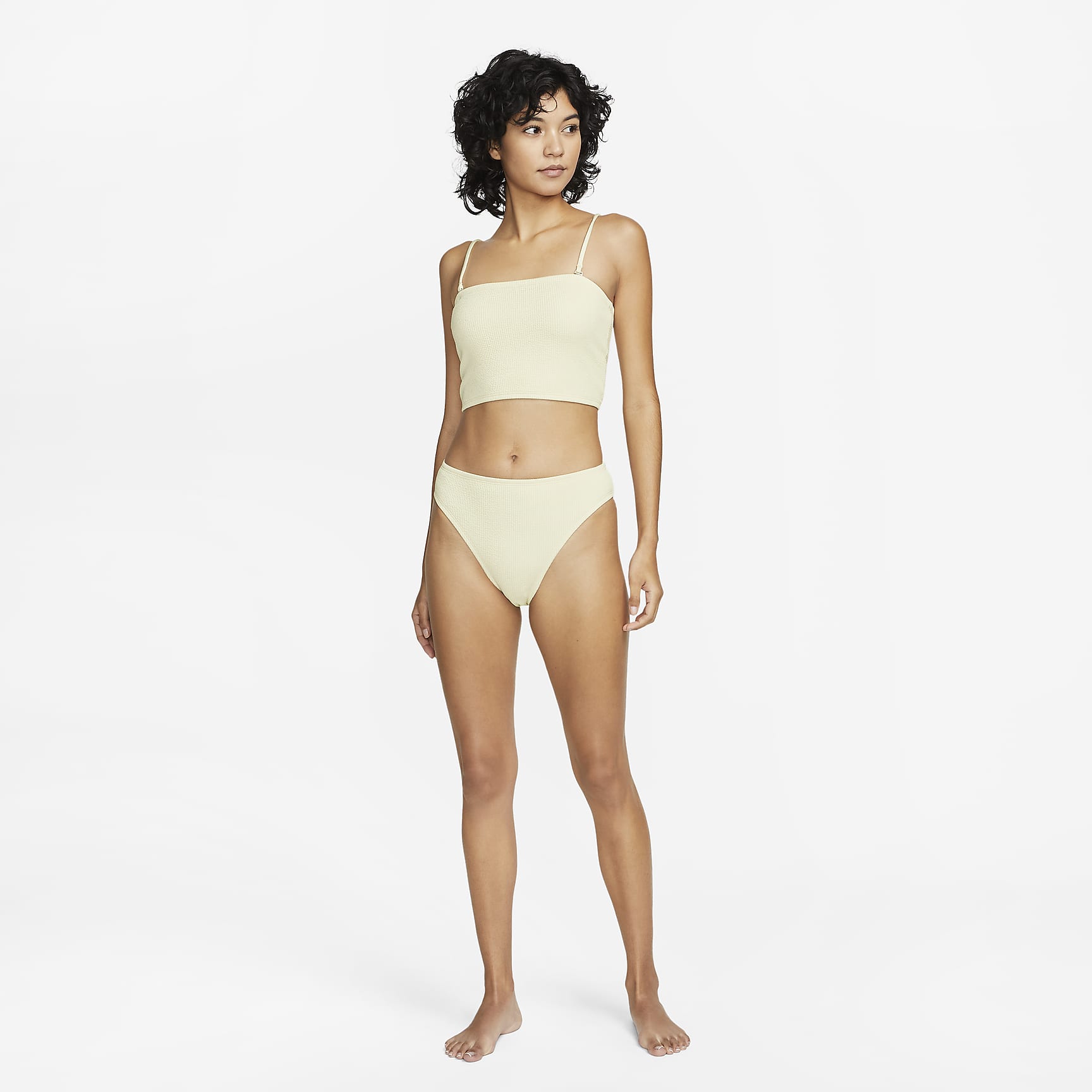 Nike Women's Bandeau Midkini Swim Top