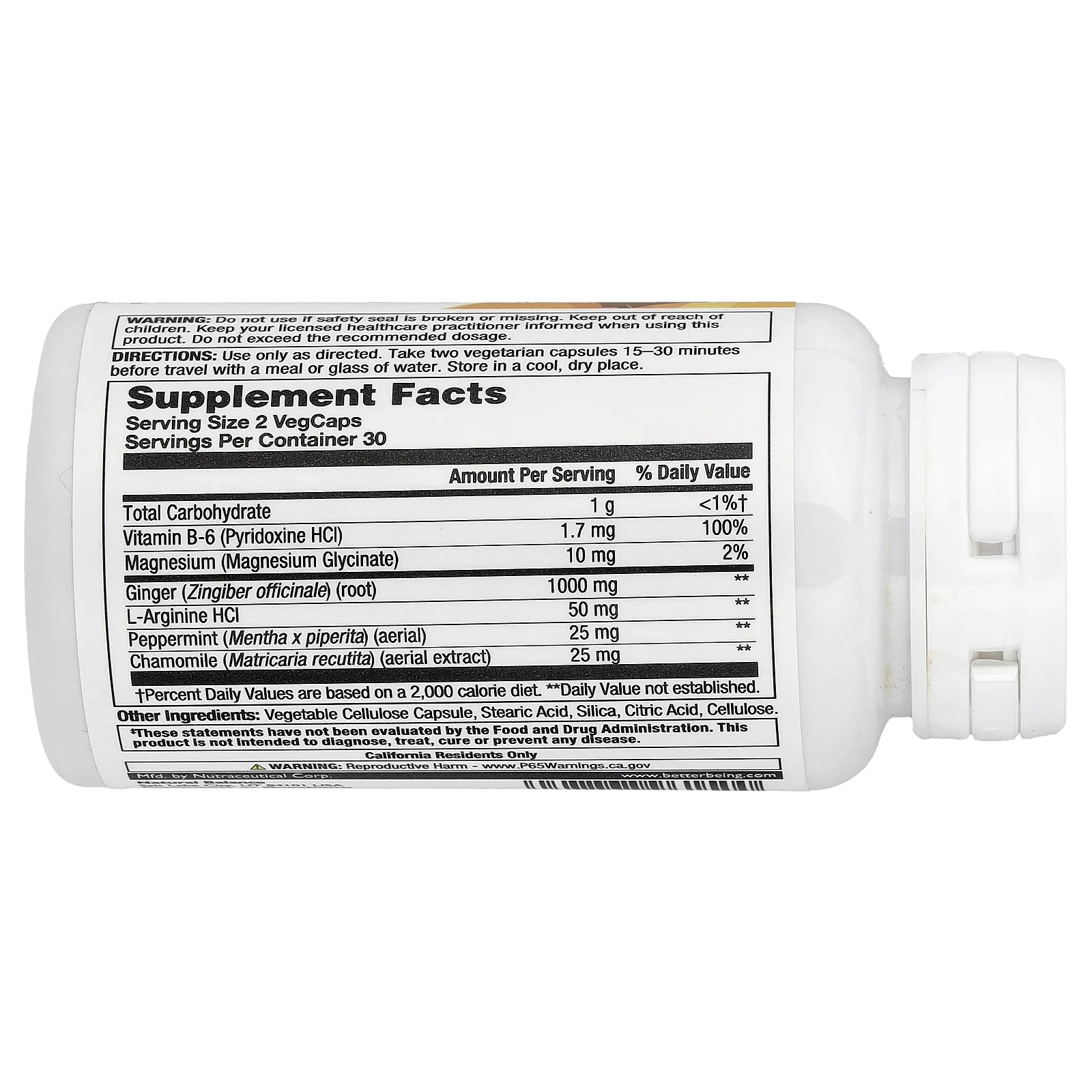 Natural Balance, Happy Traveller, 60 растительных капсул