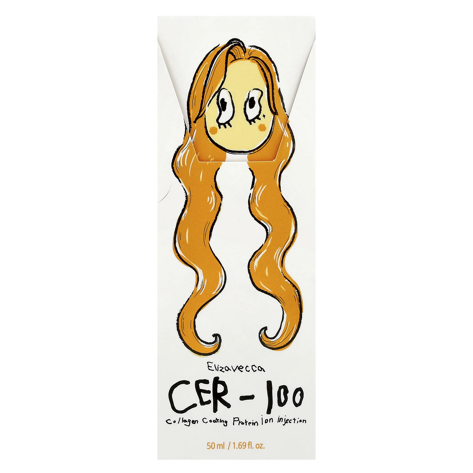 Elizavecca, CER-100, коллагеновая оболочка, протеин для инъекций, 50 мл (1,69 жидк. Унции)