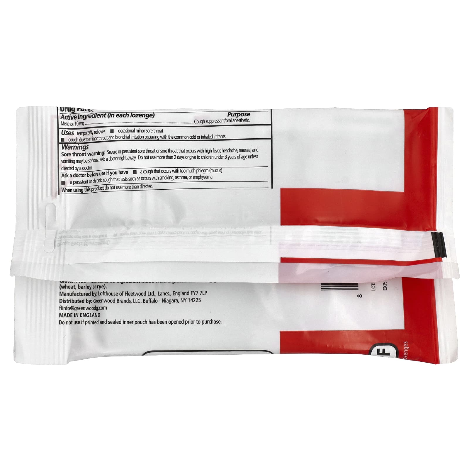 Fisherman's Friend, Леденцы с ментолом для подавления кашля, оригинальные, очень крепкие, 40 леденцов