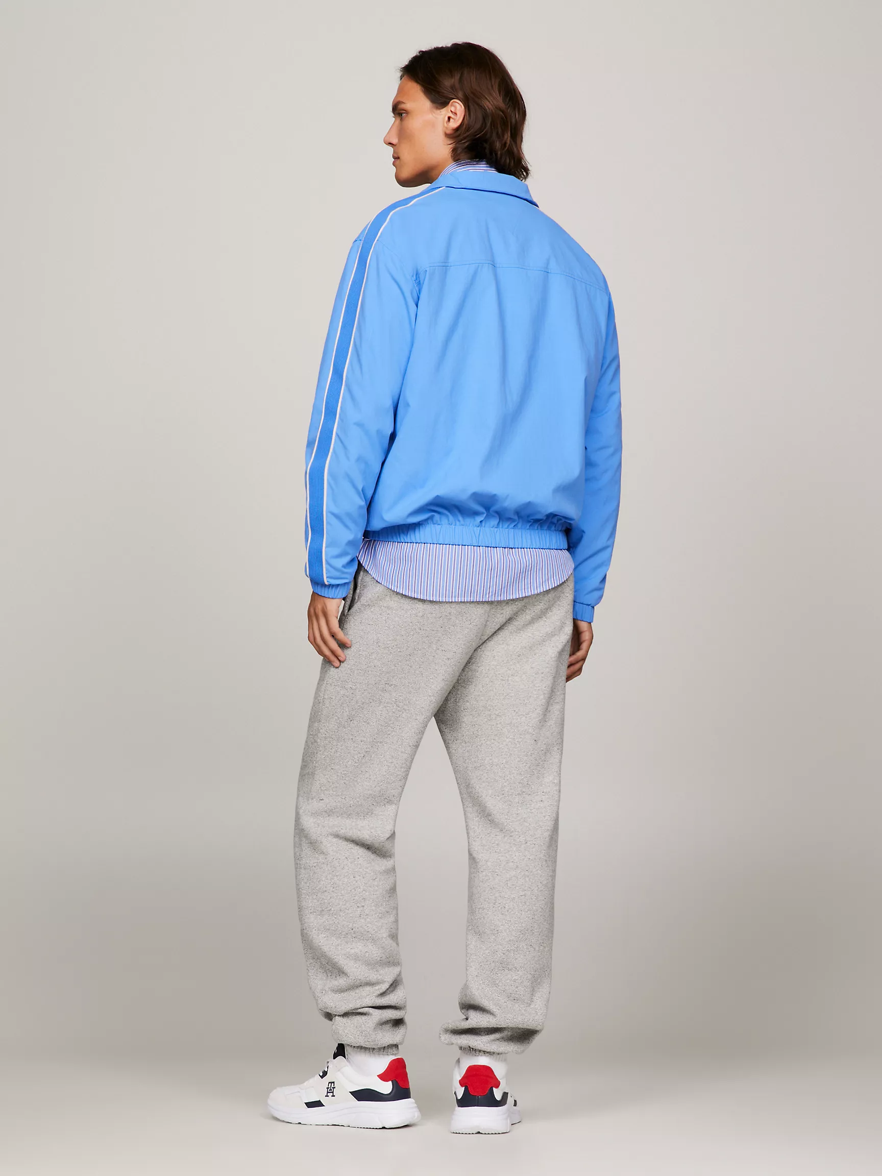 Мужская куртка Tommy Hilfiger, Спортивная куртка Hilfiger NY с полосками