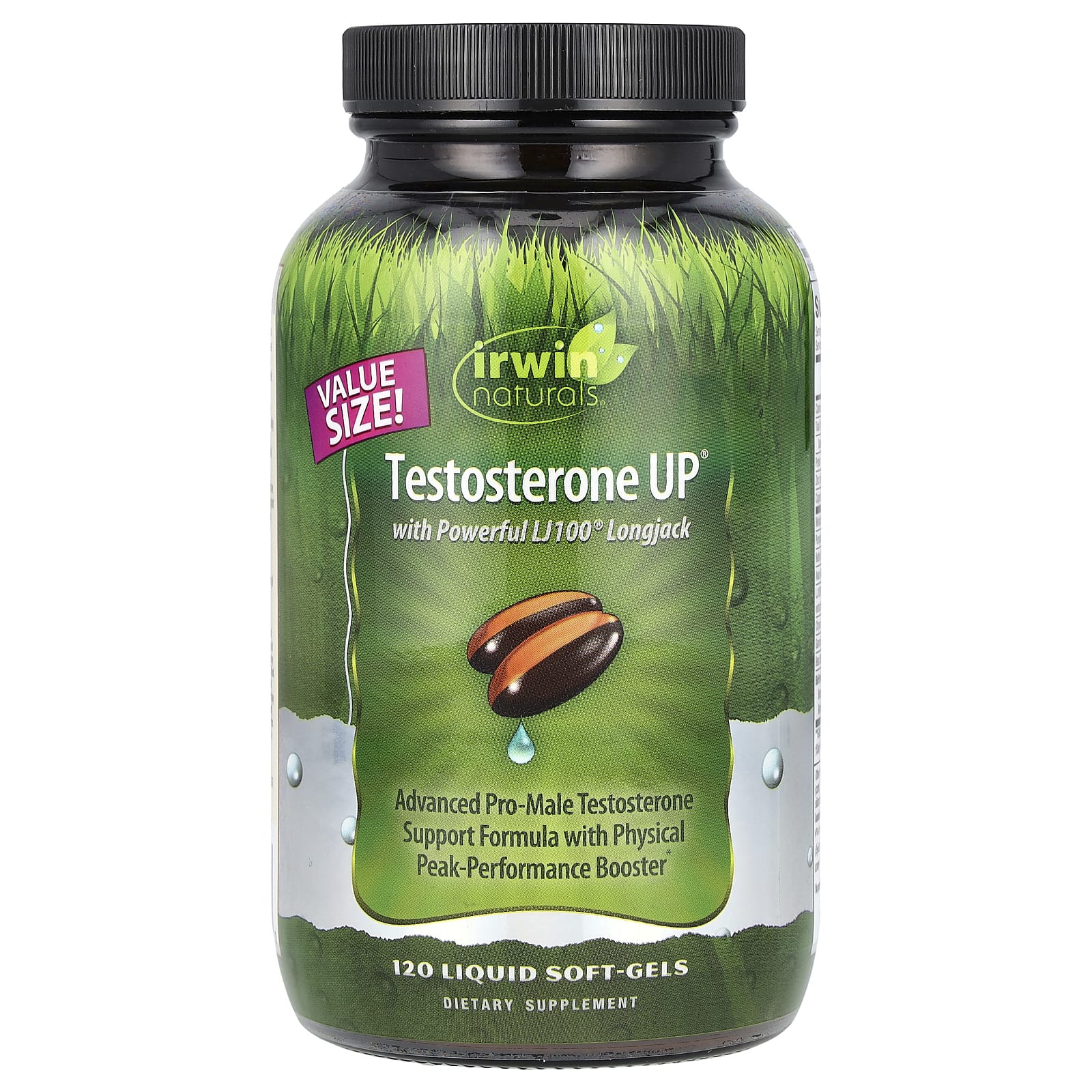 Irwin Naturals, Testosterone UP, тестостерон, 120 капсул с жидкостью