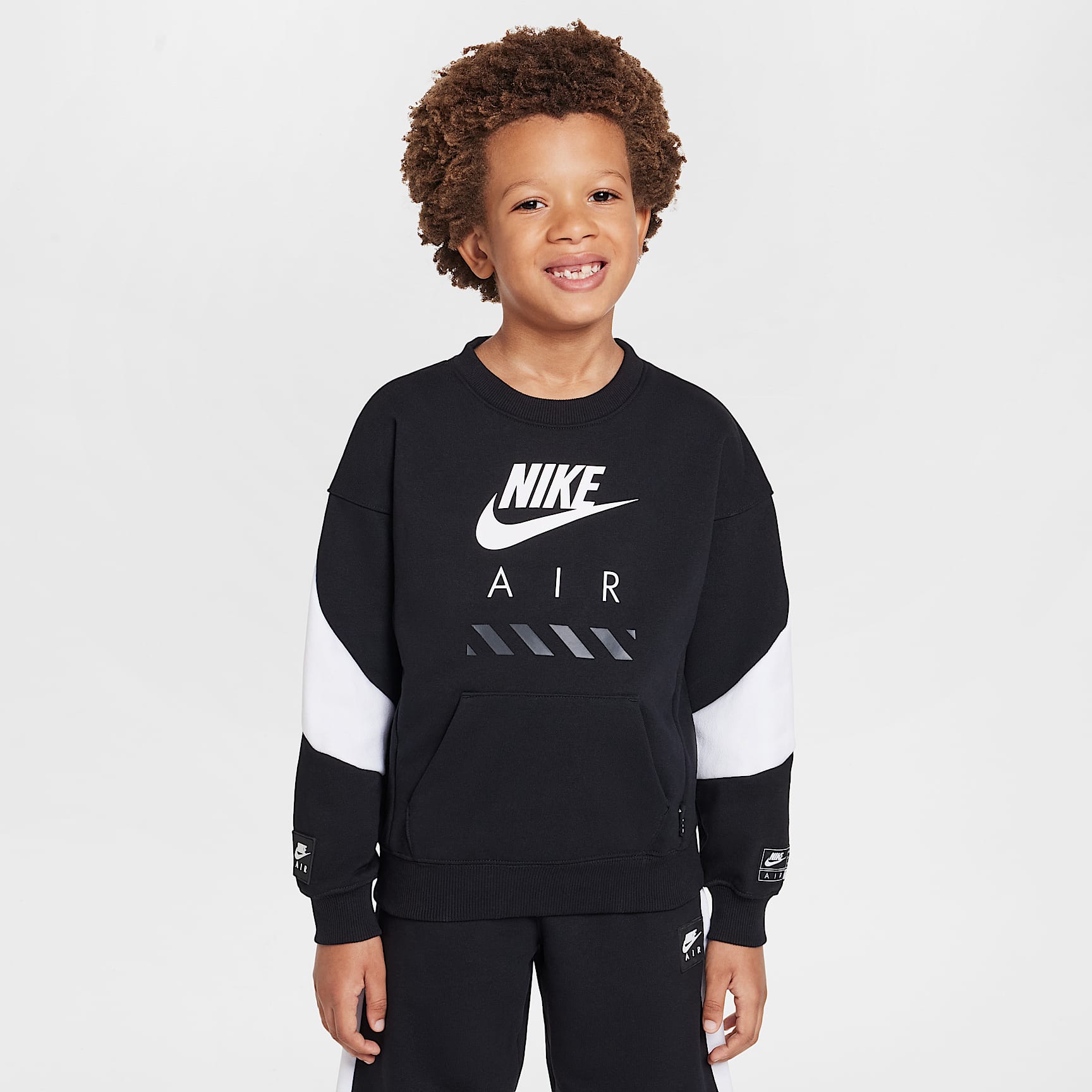 Nike Sportswear Little Kids' Air Fleece 2-Piece Crew Set