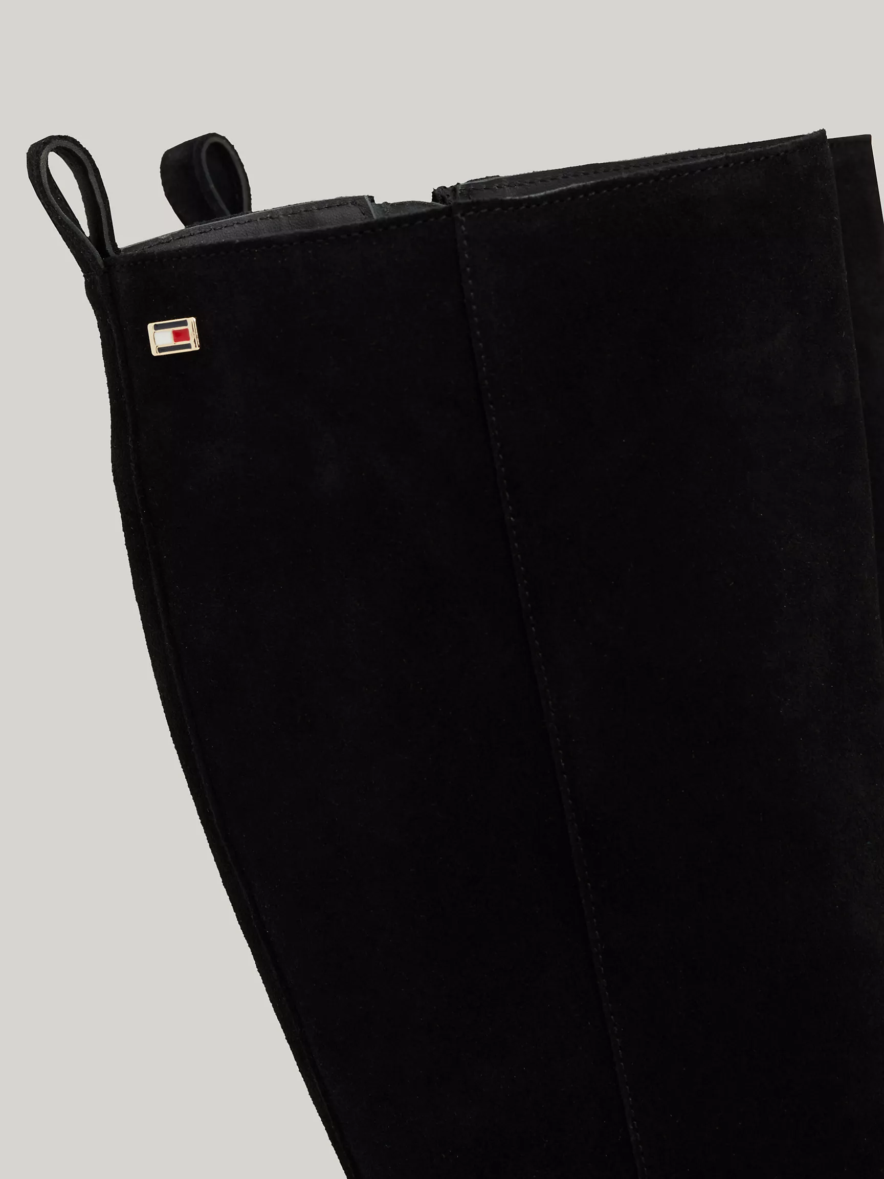 Женские ботинки Tommy Hilfiger, Замшевые высокие сапоги на молнии