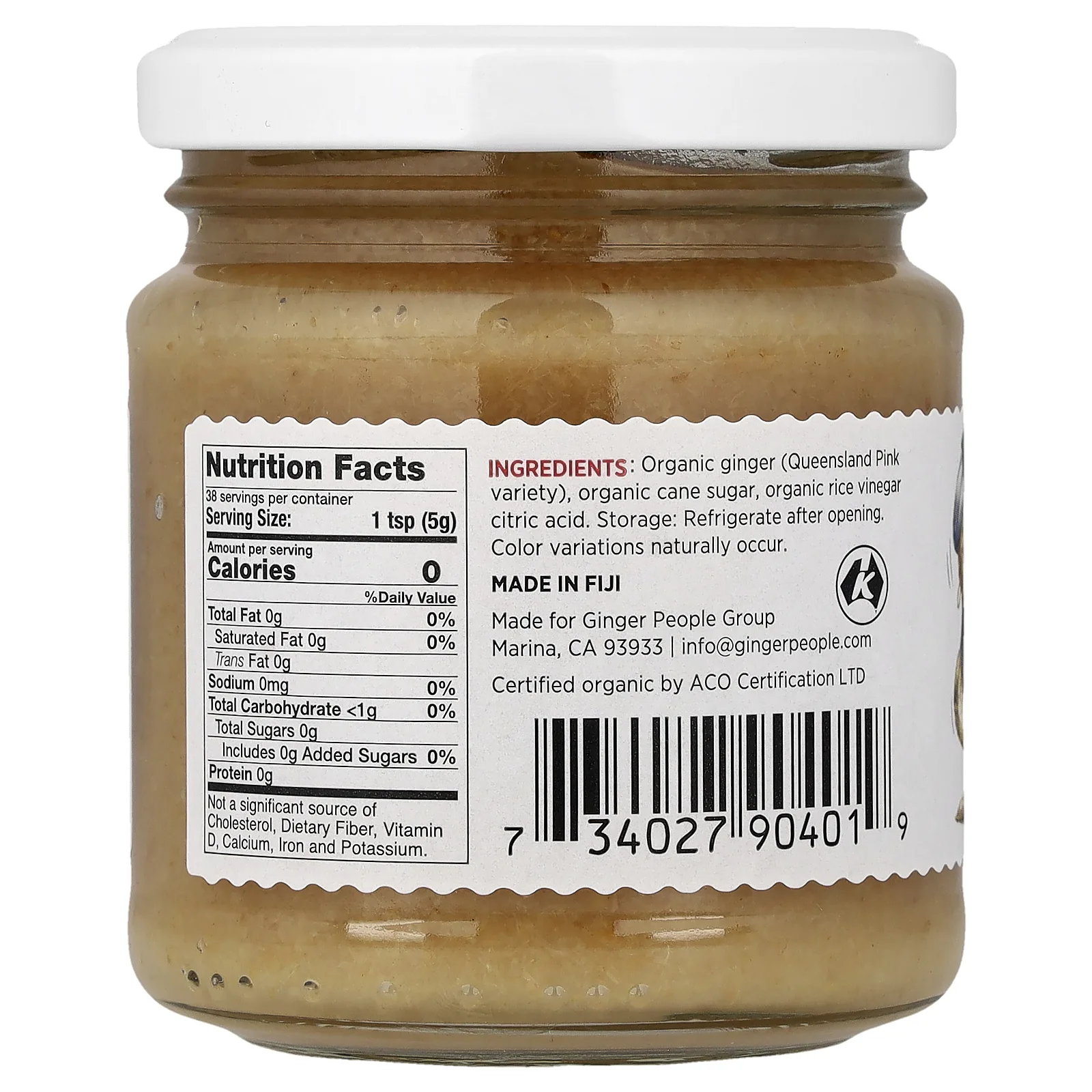 The Ginger People, органический рубленый имбирь, 190 г (6,7 унции)