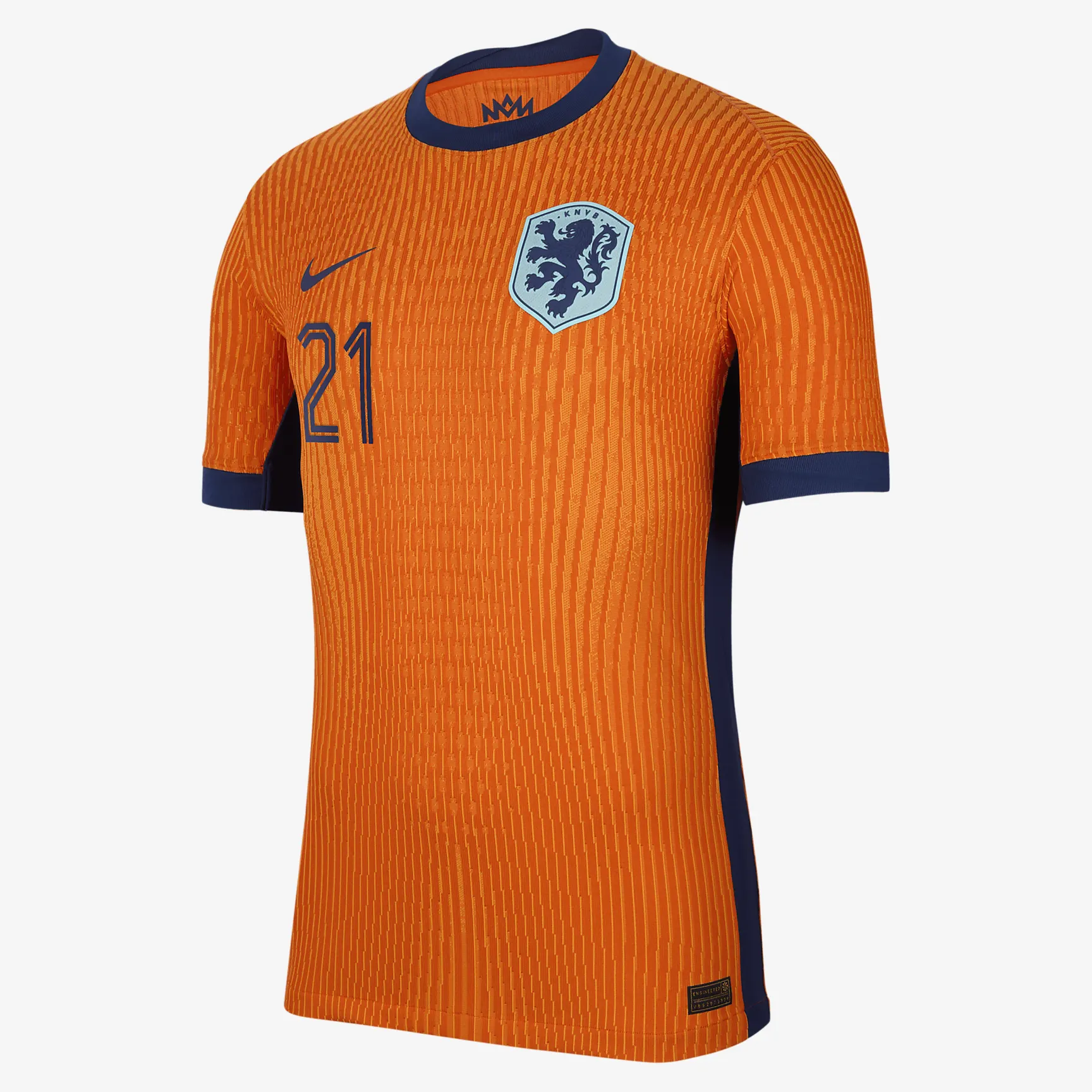 Frenkie de Jong Netherlands National Team 2024 Match Home Men's Nike Dri-FIT ADV Soccer Jersey