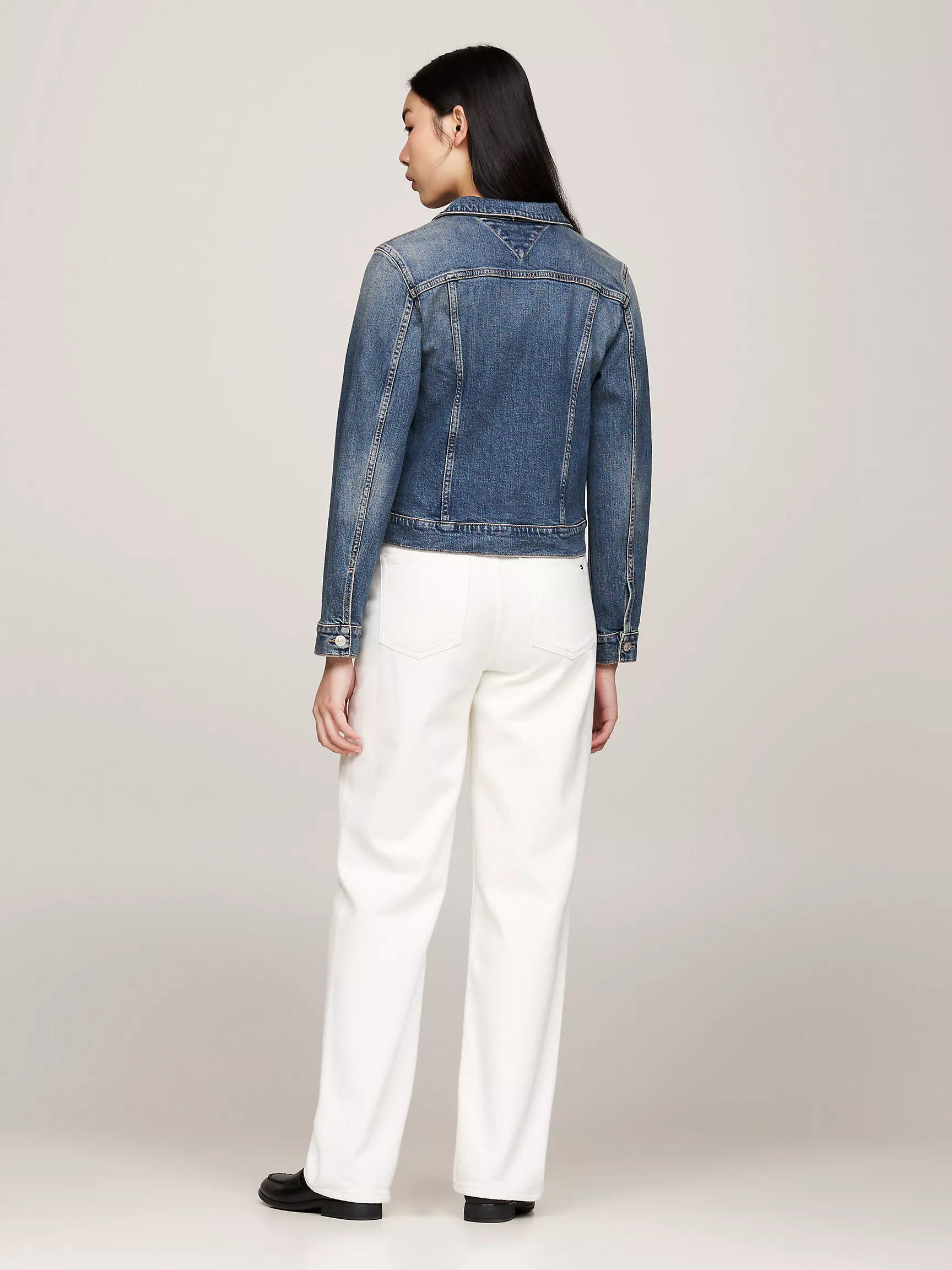 Женская куртка Tommy Hilfiger, Джинсовая куртка приталенного кроя