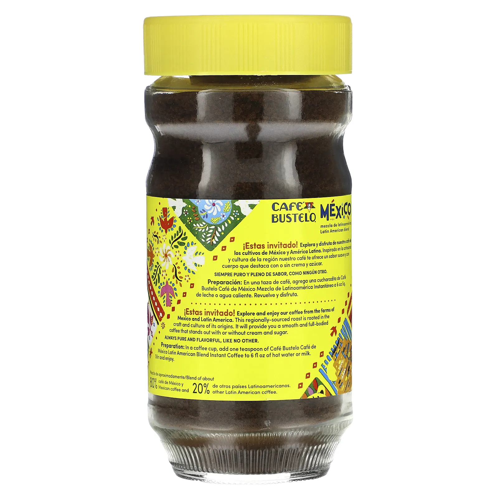 Café Bustelo, Растворимый кофе, латиноамериканская смесь, 200 г (7,05 унции)