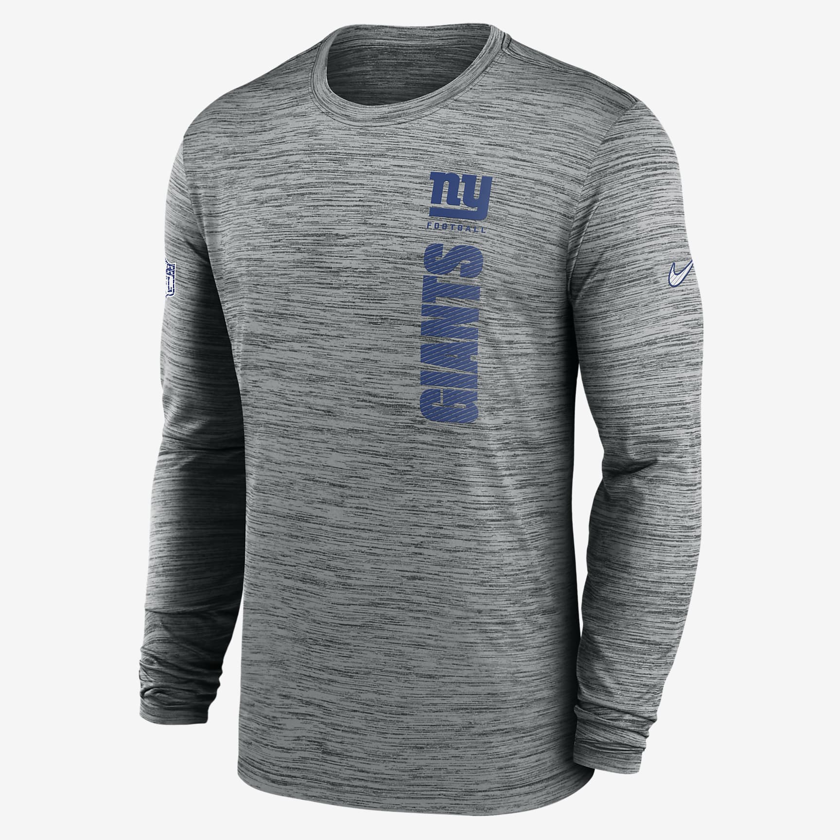 New York Giants Sideline Velocity Men's Nike Dri-FIT NFL Long-Sleeve T-Shirt